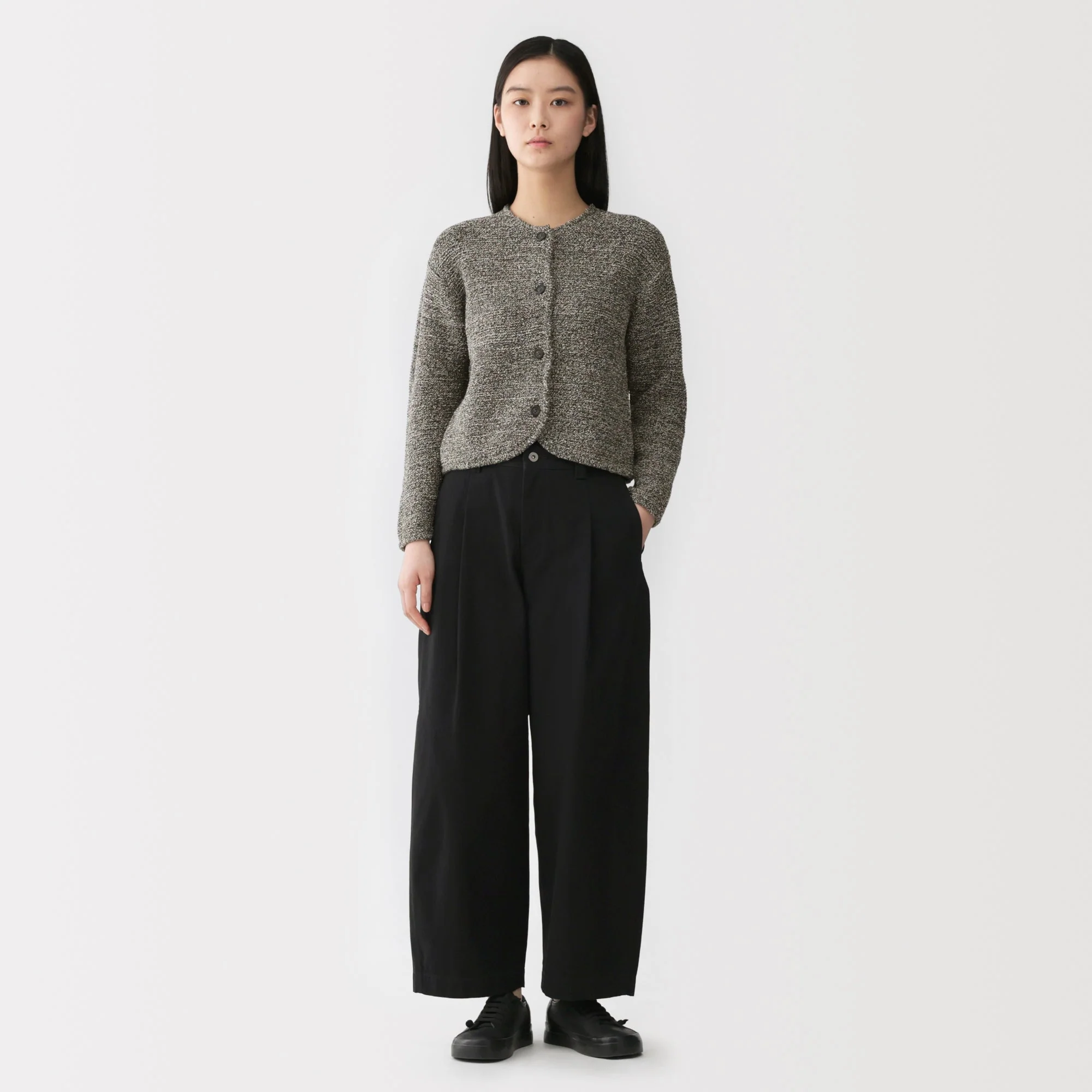 Labo Cotton Blend Loop Yarn Jacket - Image 4