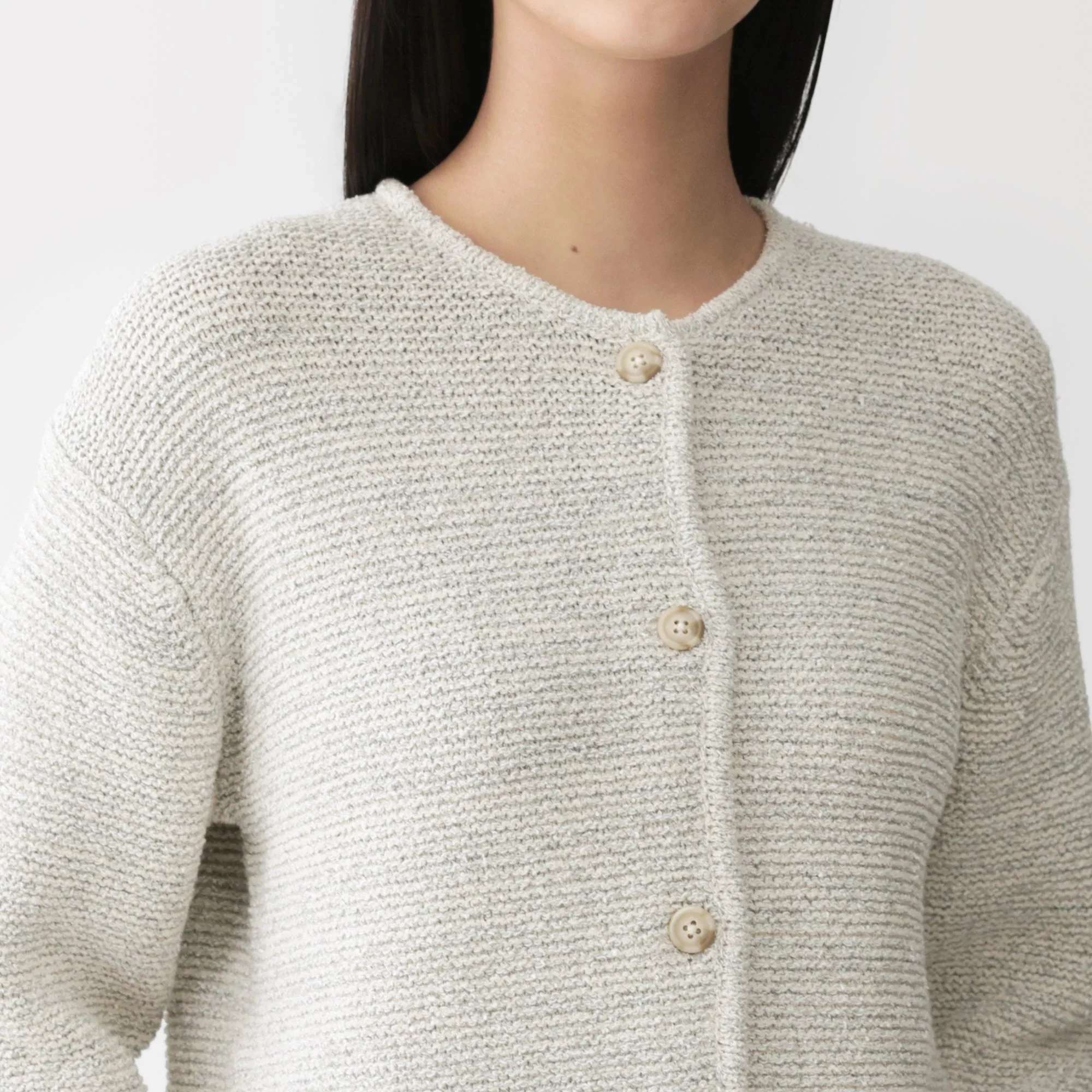 Labo Cotton Blend Loop Yarn Jacket - Image 7