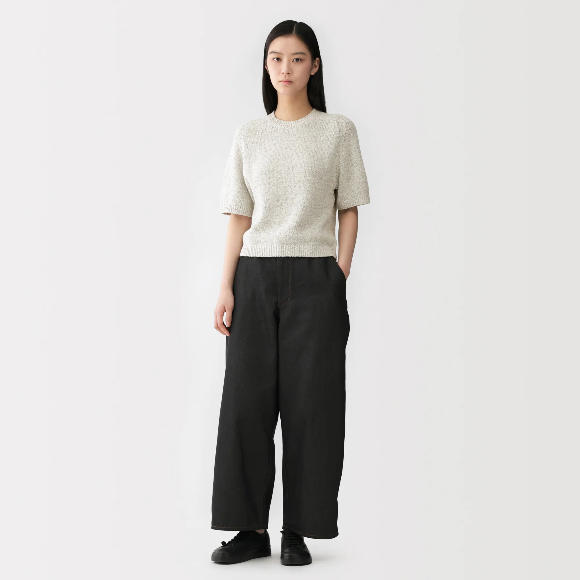 Labo Cotton Blend Loop Yarn Sweater - Image 4