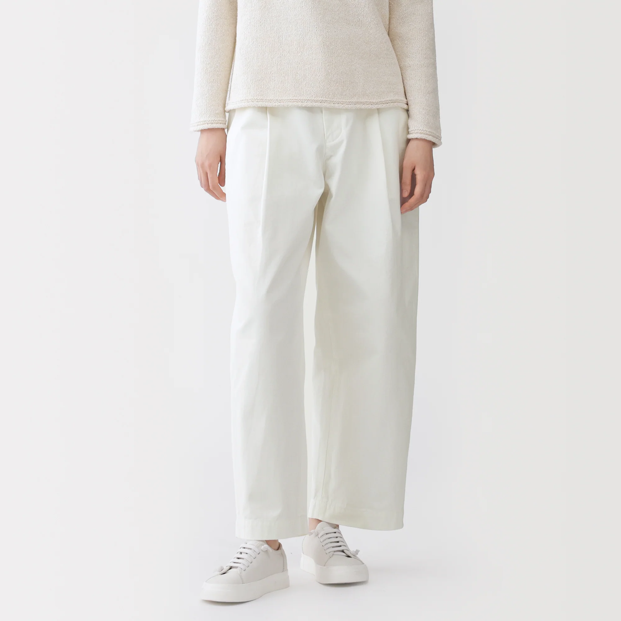 Labo Cotton Canvas Barrel Pants - Image 12