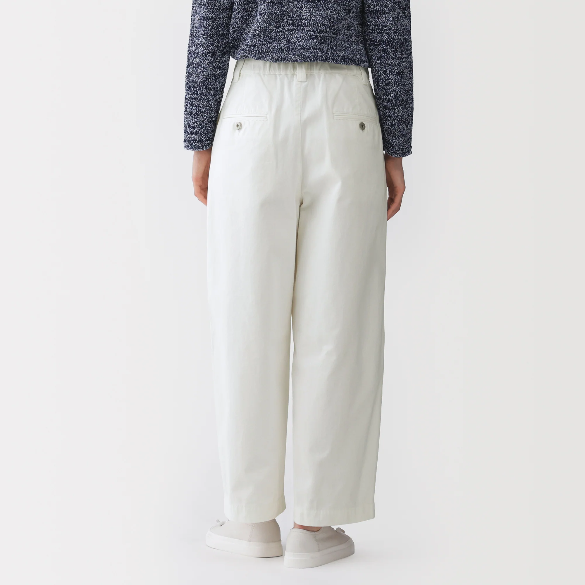 Labo Cotton Canvas Barrel Pants - Image 14