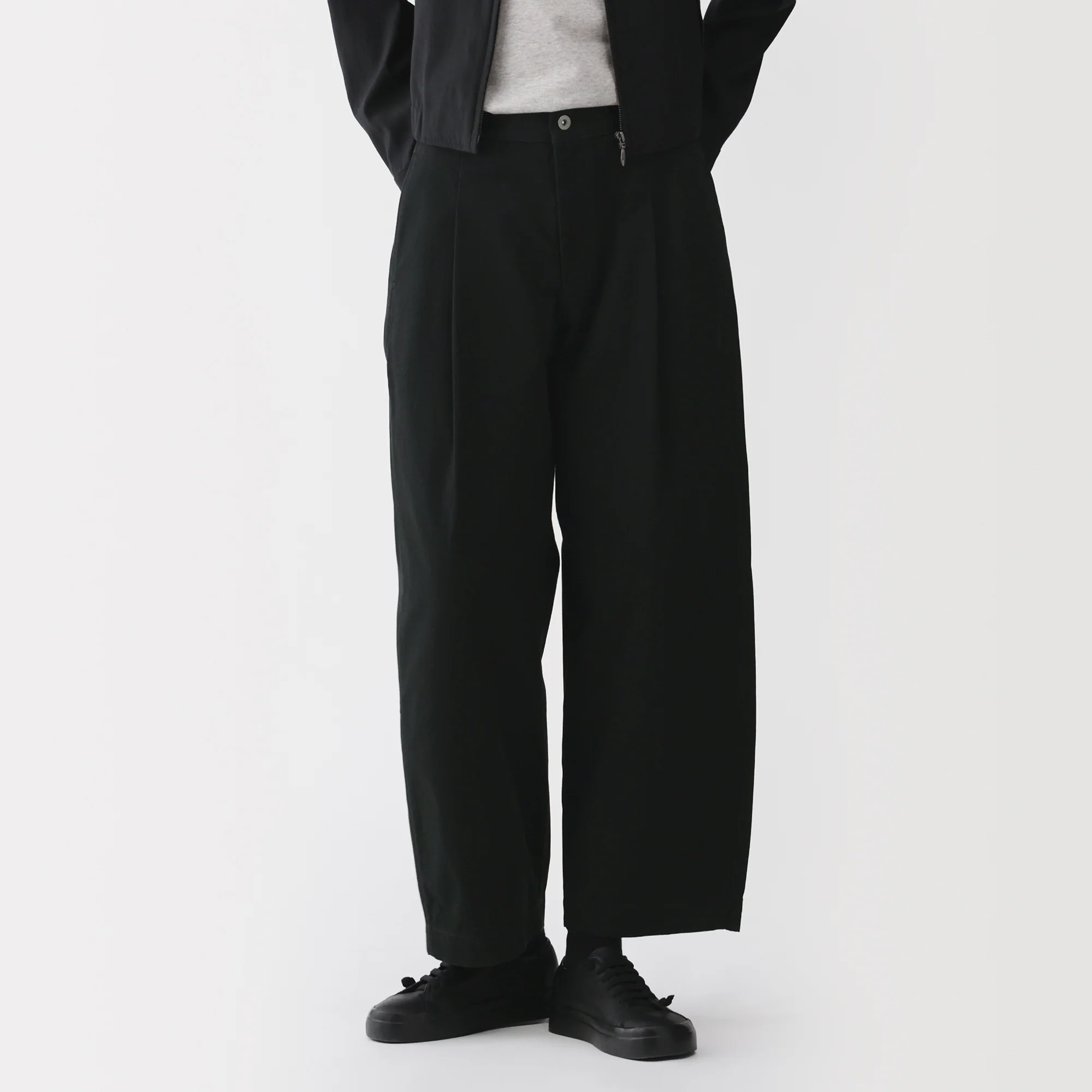 Labo Cotton Canvas Barrel Pants - Image 4