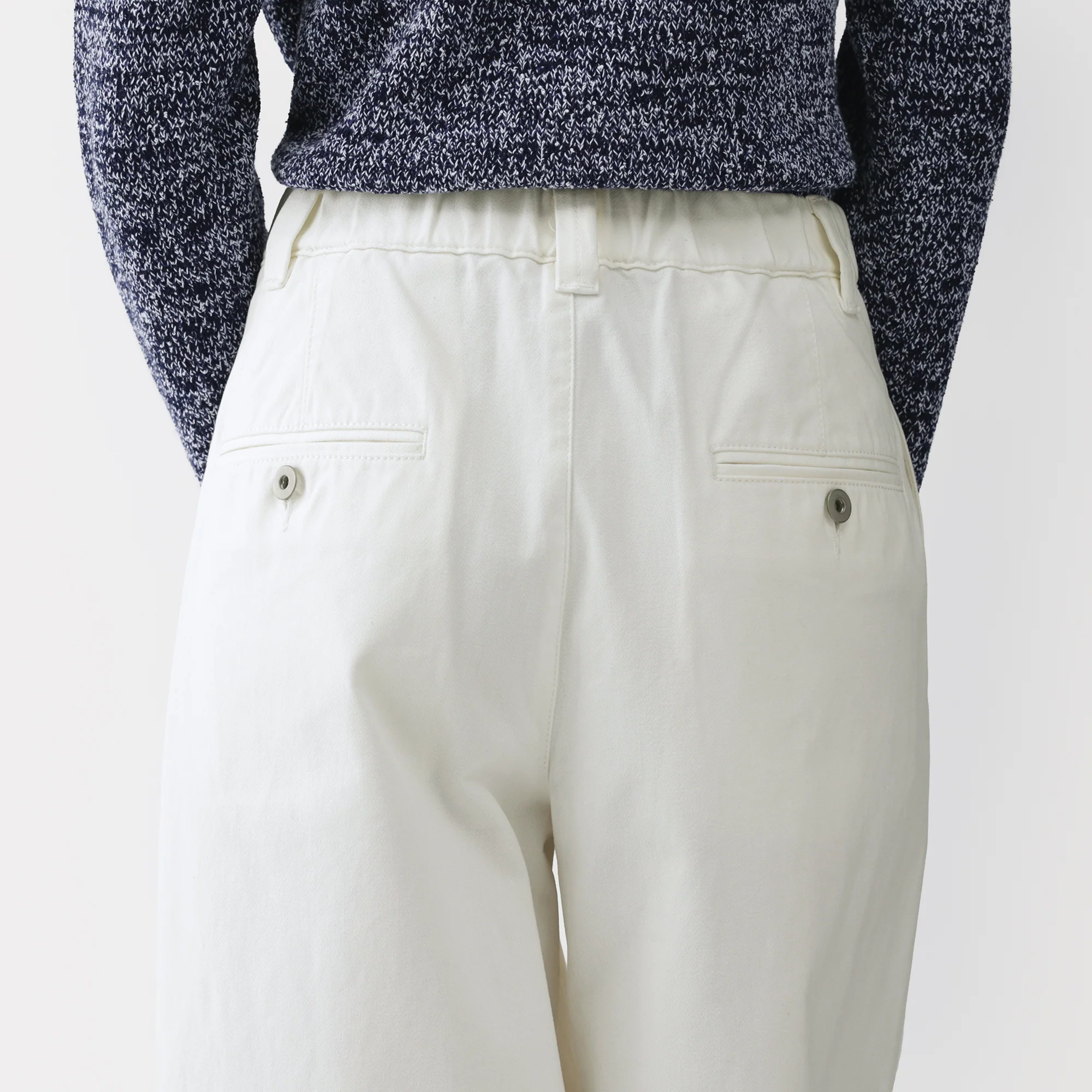 Labo Cotton Canvas Barrel Pants - Image 8