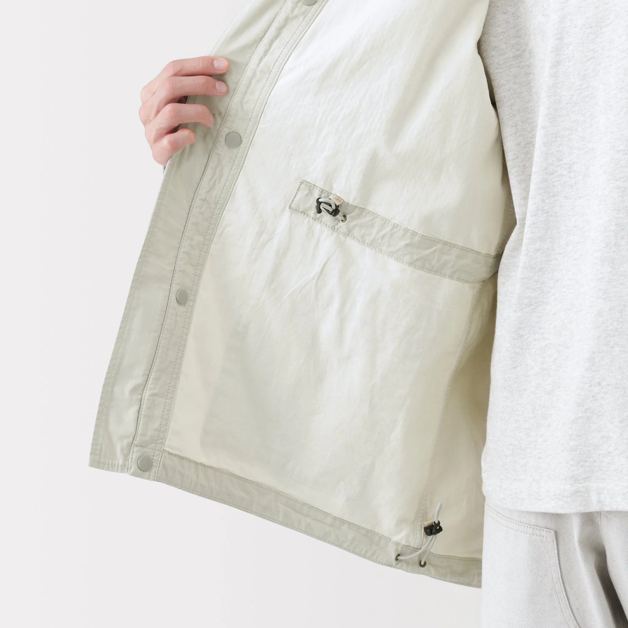 Labo Cotton Canvas Hooded Blouson - Image 12