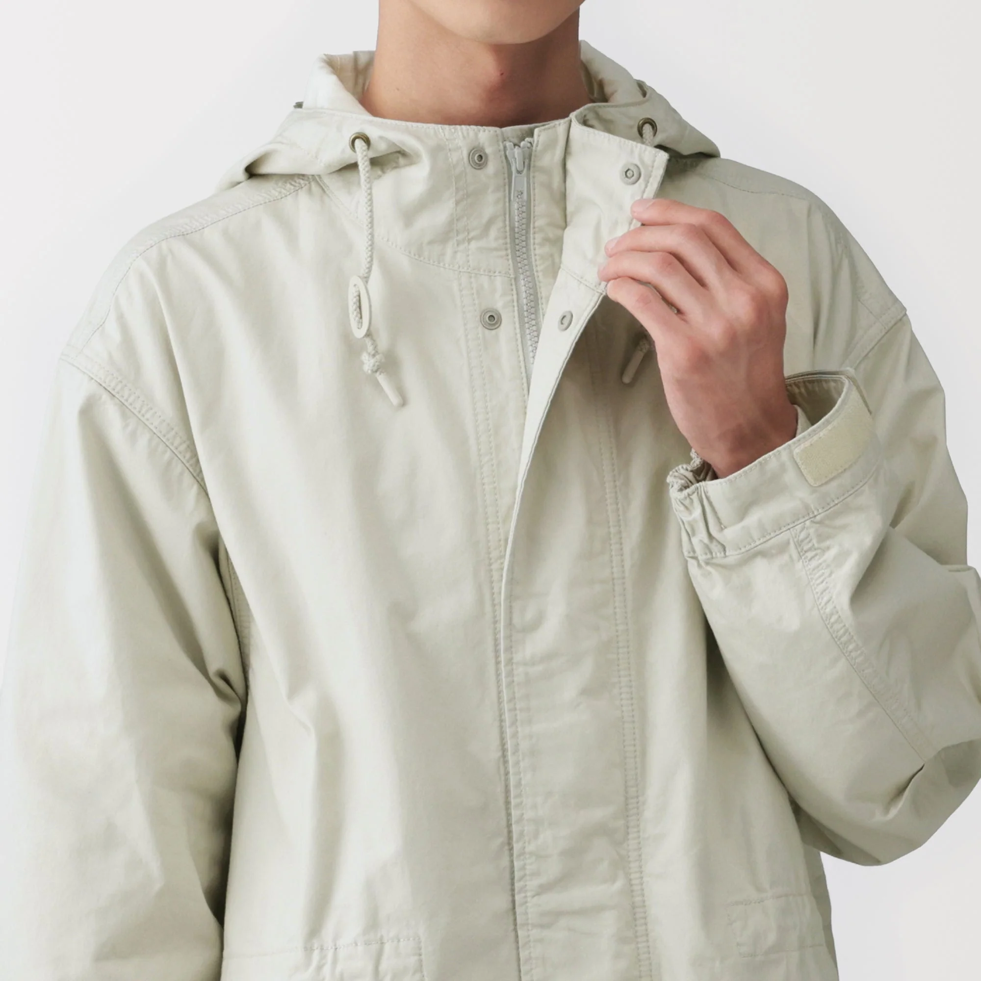 Labo Cotton Canvas Hooded Blouson - Image 21