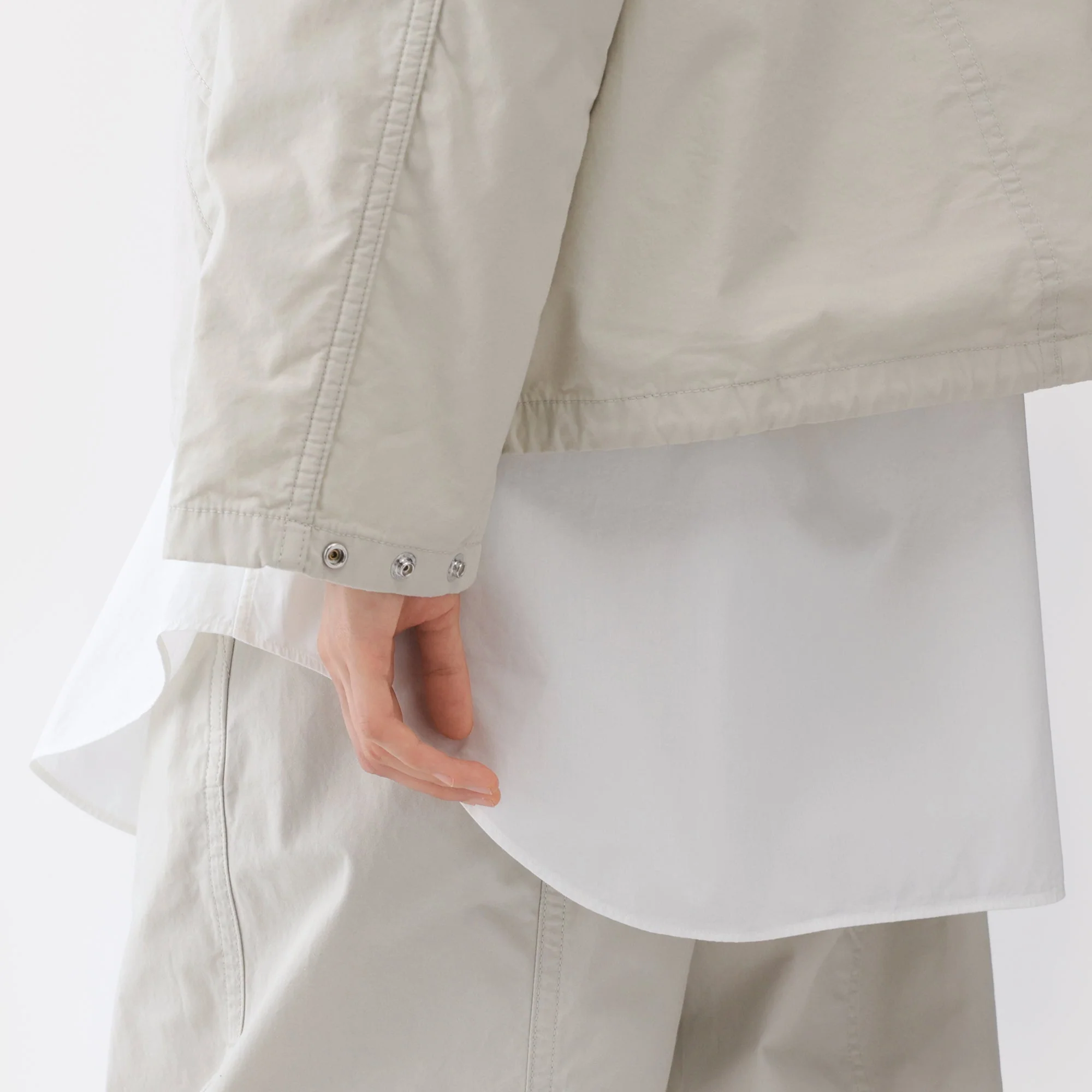 Labo Cotton Canvas Hooded Blouson - Image 11