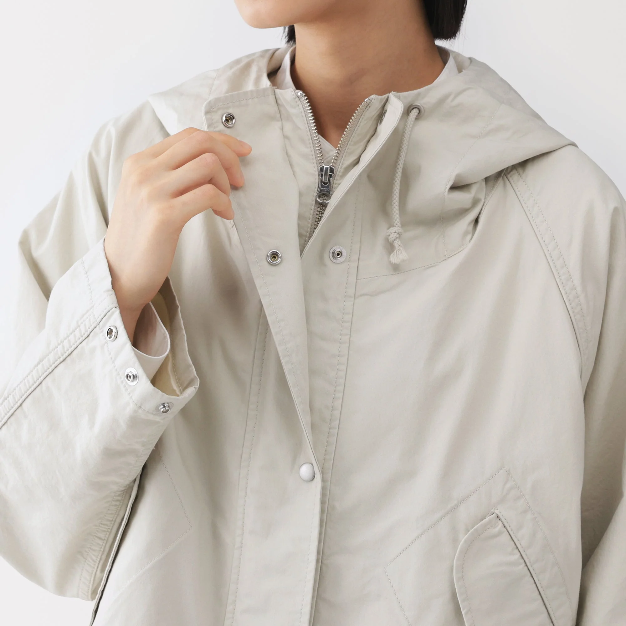 Labo Cotton Canvas Hooded Blouson - Image 20