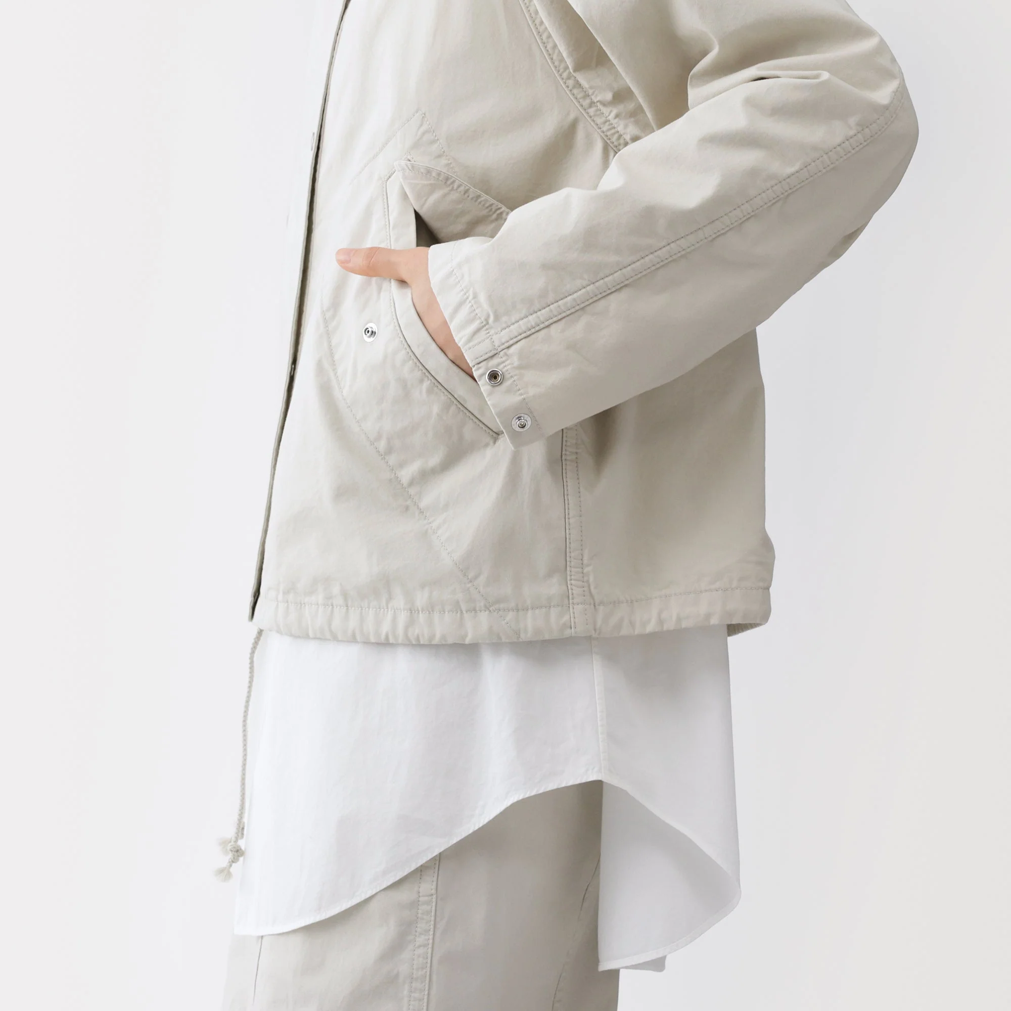 Labo Cotton Canvas Hooded Blouson - Image 22