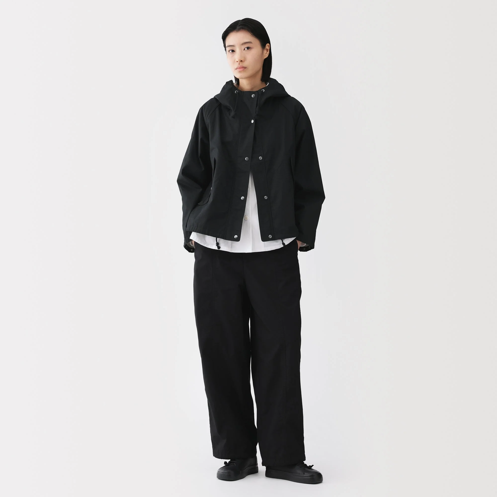 Labo Cotton Canvas Hooded Blouson - Image 4