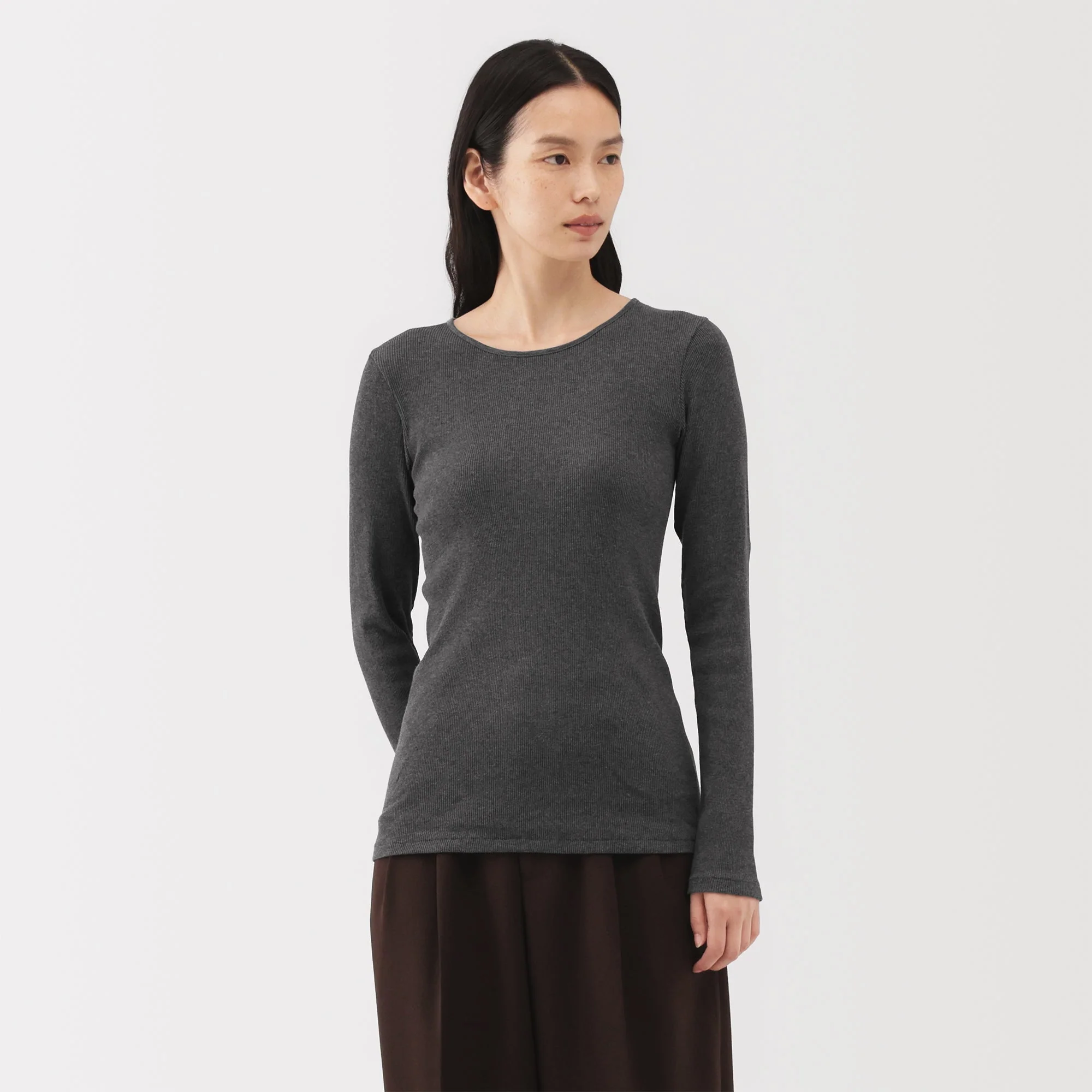 Labo Cotton Cashmere Ribbed T-Shirt - Image 12