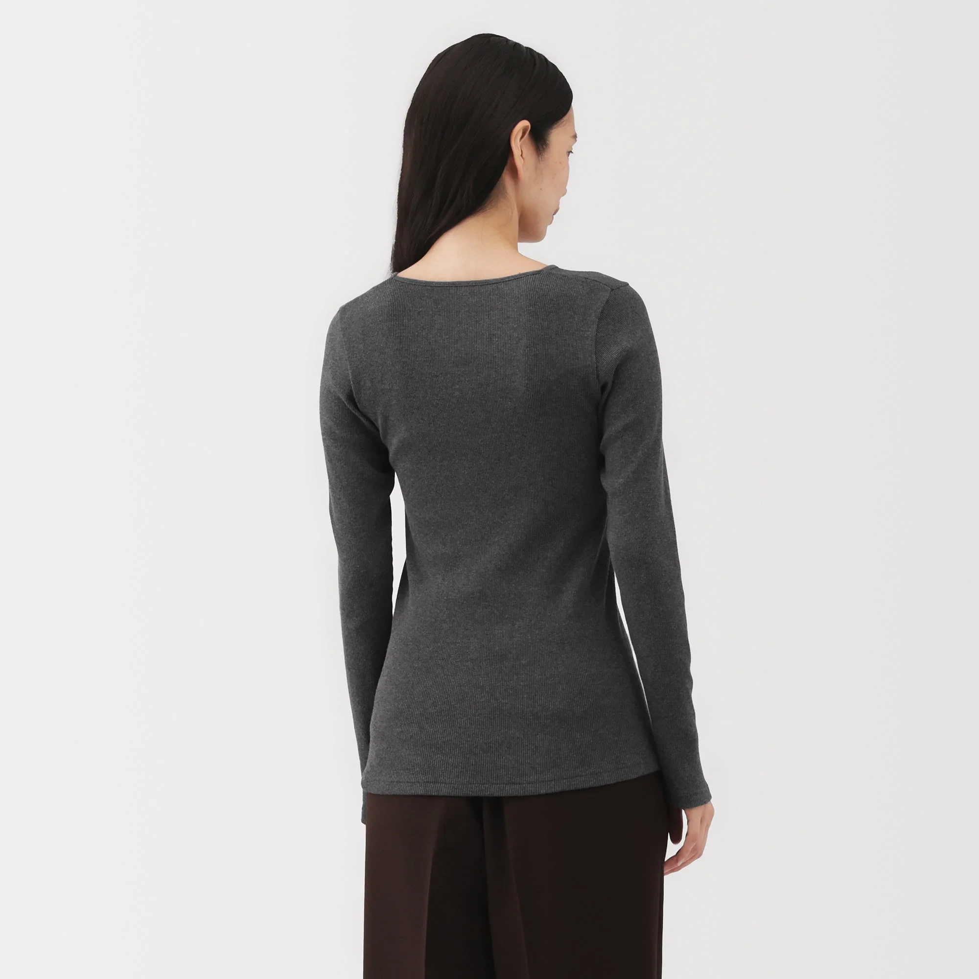 Labo Cotton Cashmere Ribbed T-Shirt - Image 14