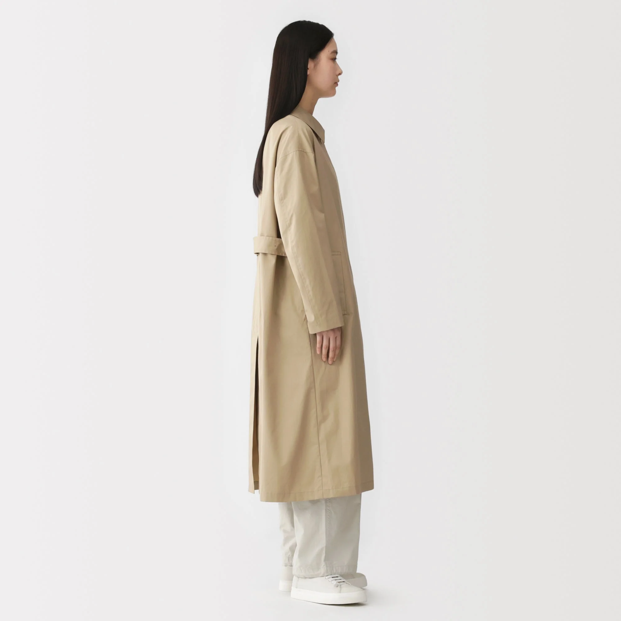 Labo Cotton Single Breasted Coat - Image 12