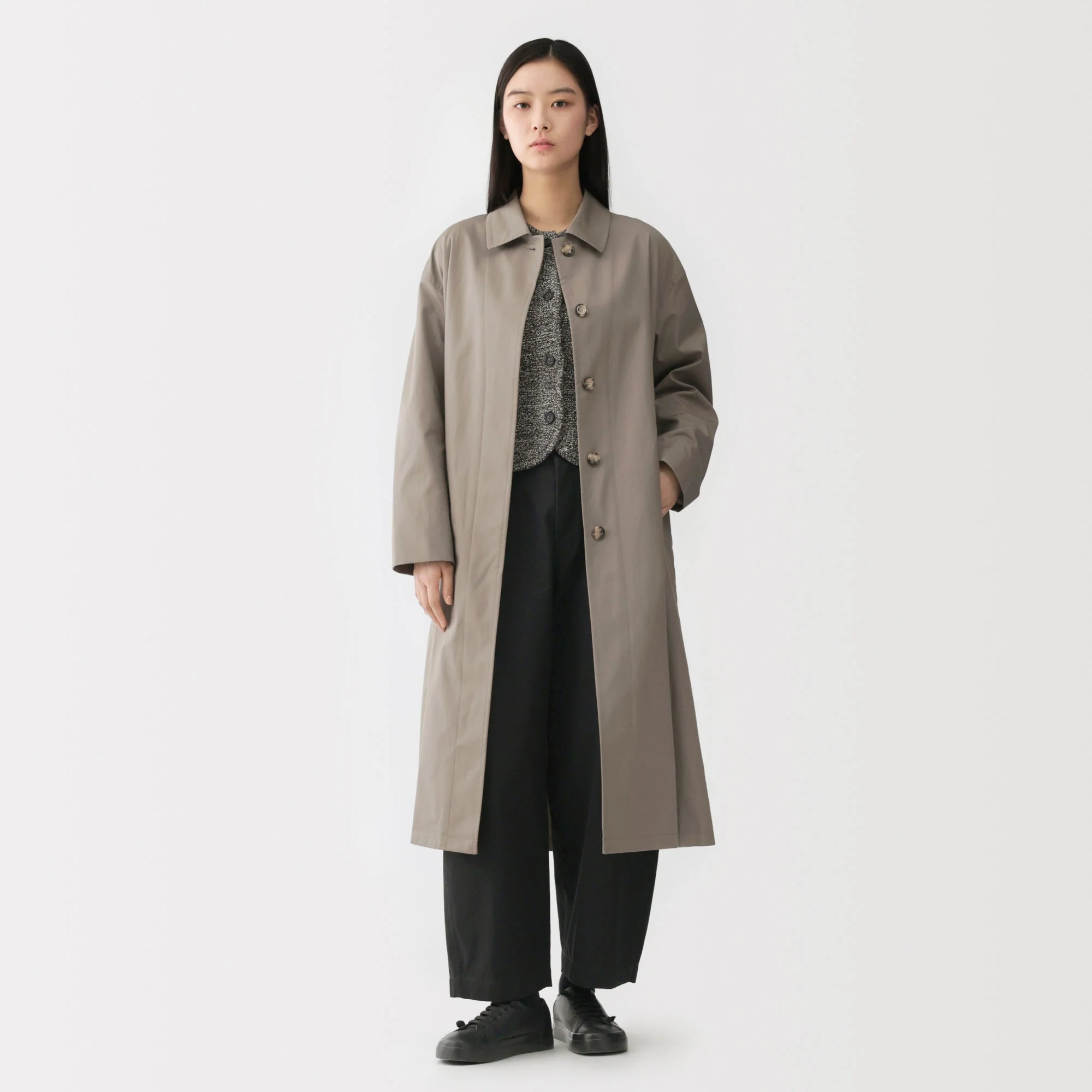 Labo Cotton Single Breasted Coat - Image 18