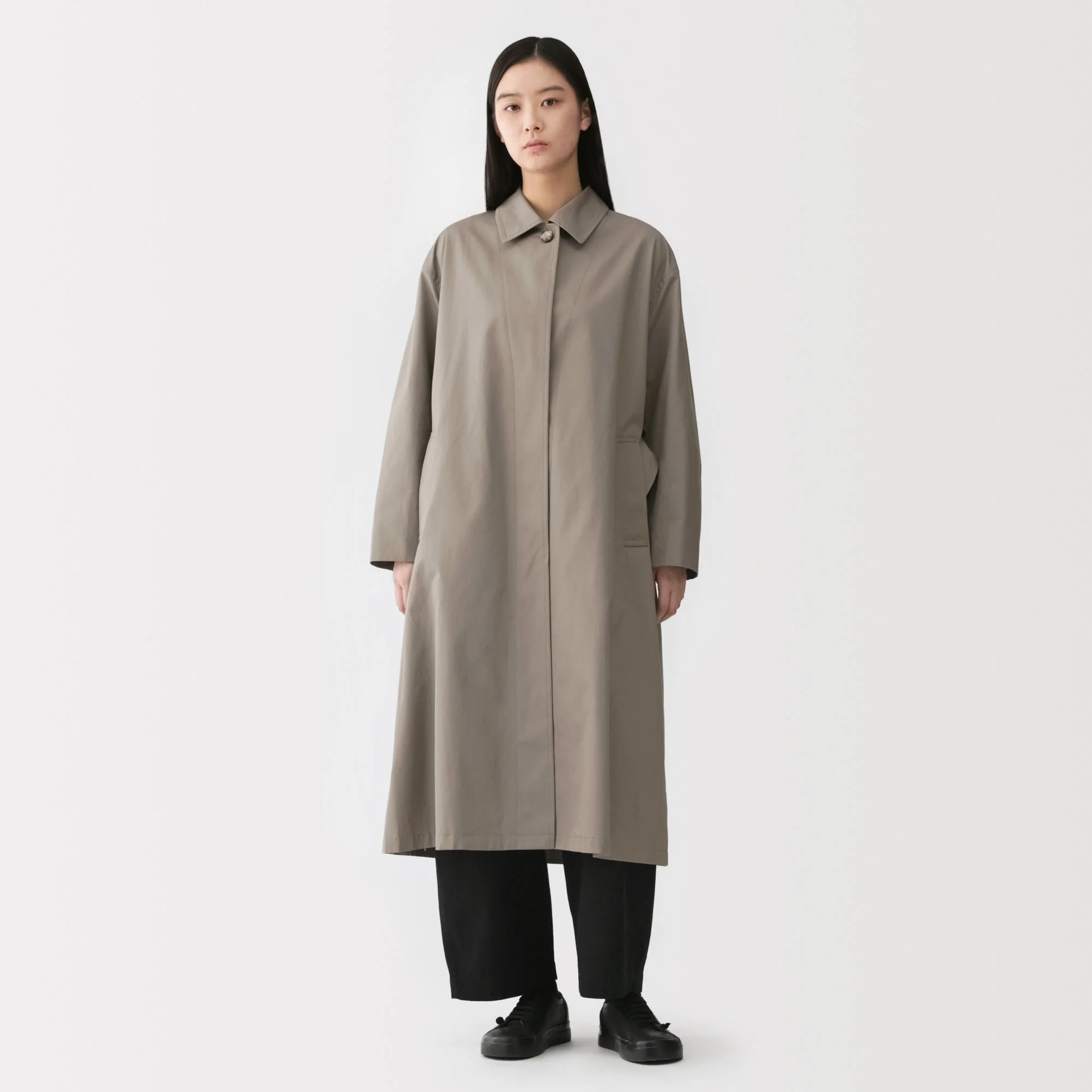 Labo Cotton Single Breasted Coat - Image 19