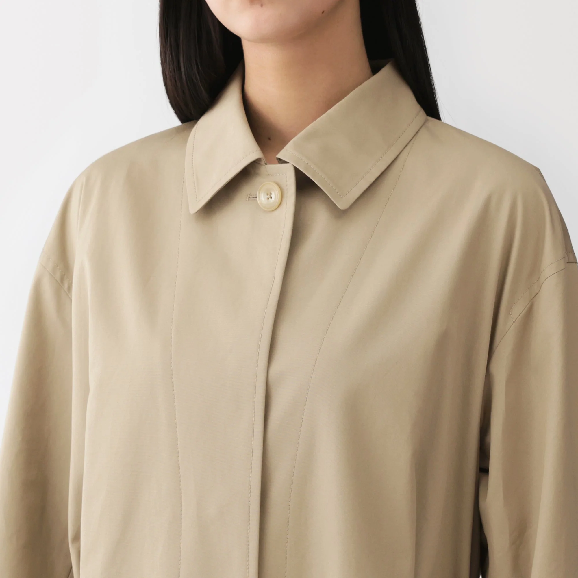 Labo Cotton Single Breasted Coat - Image 6