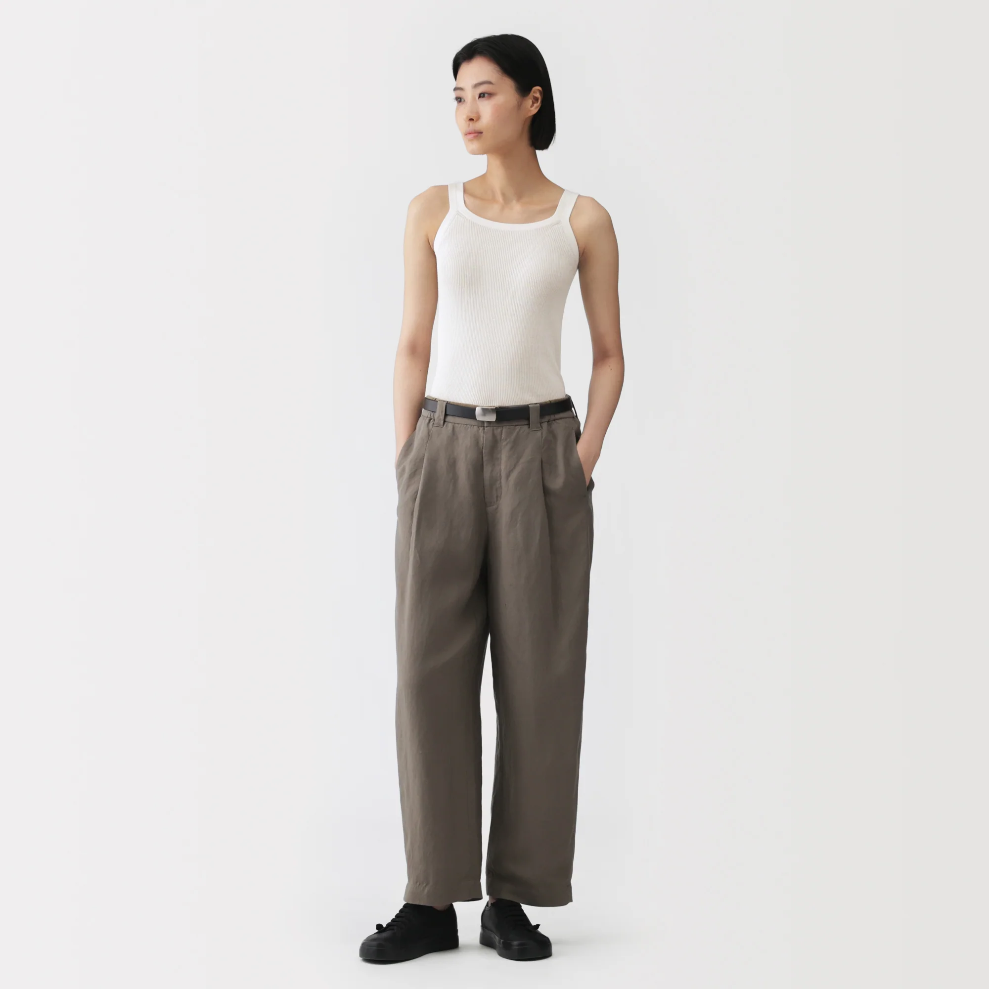 Labo High-Twist Cotton Knit Tank Top - Image 4