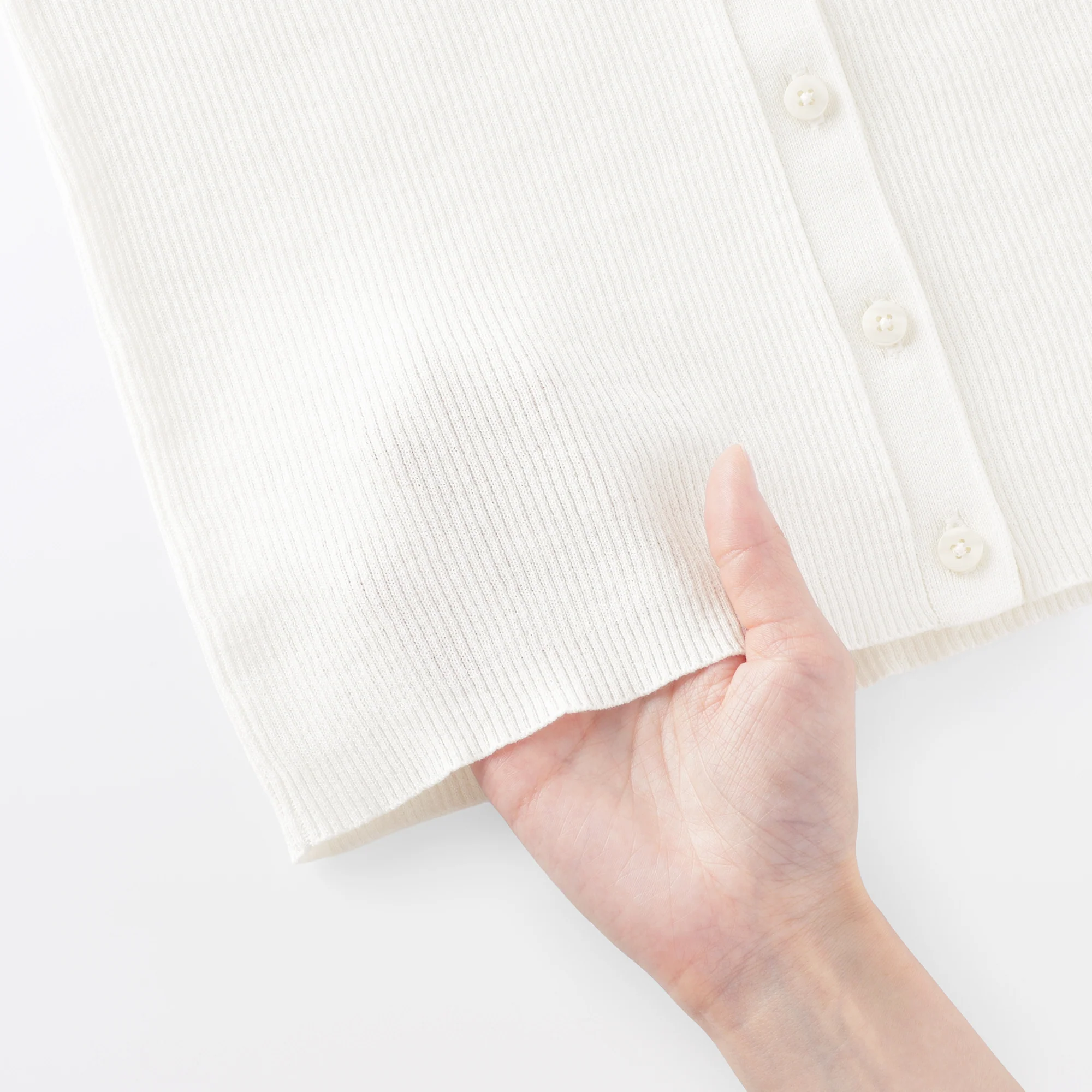 Labo High-Twist Cotton Knit Vest - Image 17
