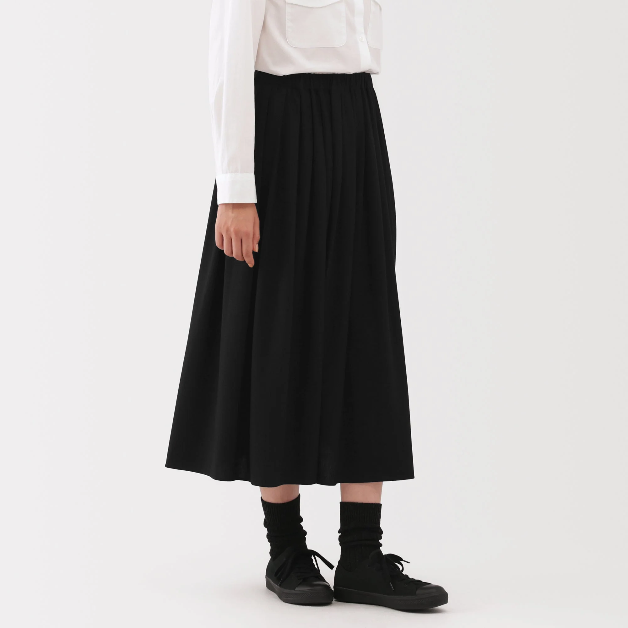 Labo Jersey Pleated Skirt - Image 13