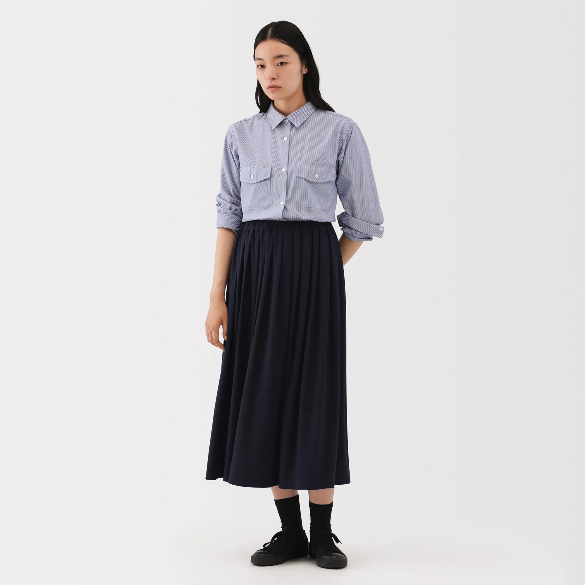 Labo Jersey Pleated Skirt - Image 21