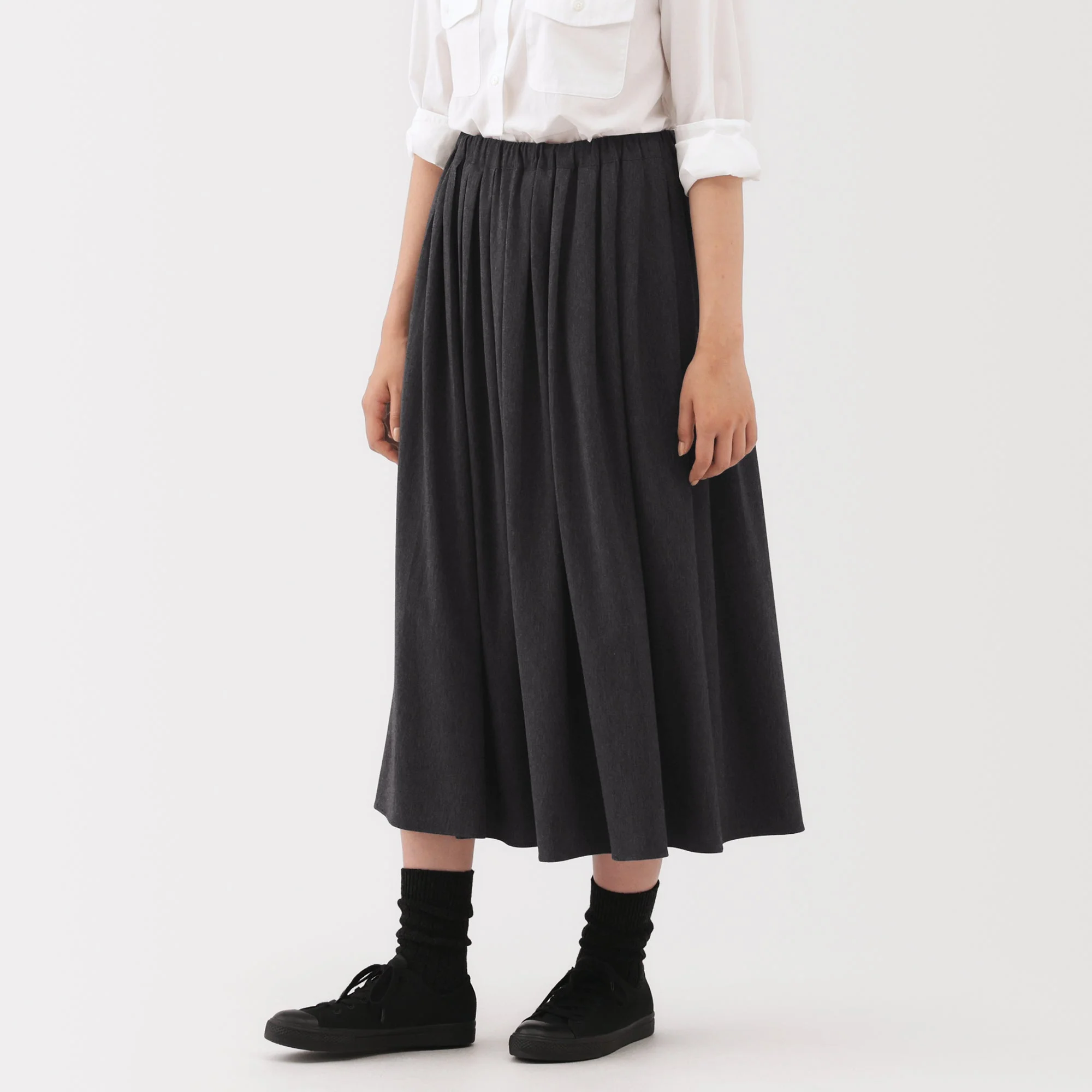 Labo Jersey Pleated Skirt - Image 4