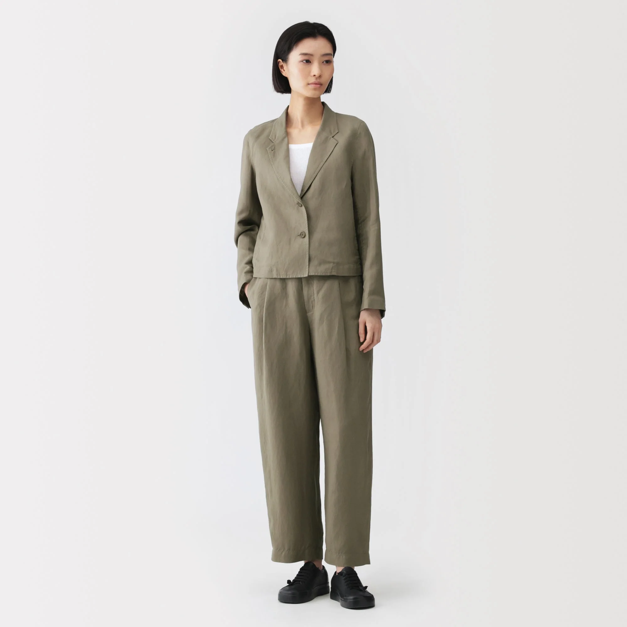 Labo Linen Lyocell Wide Pants