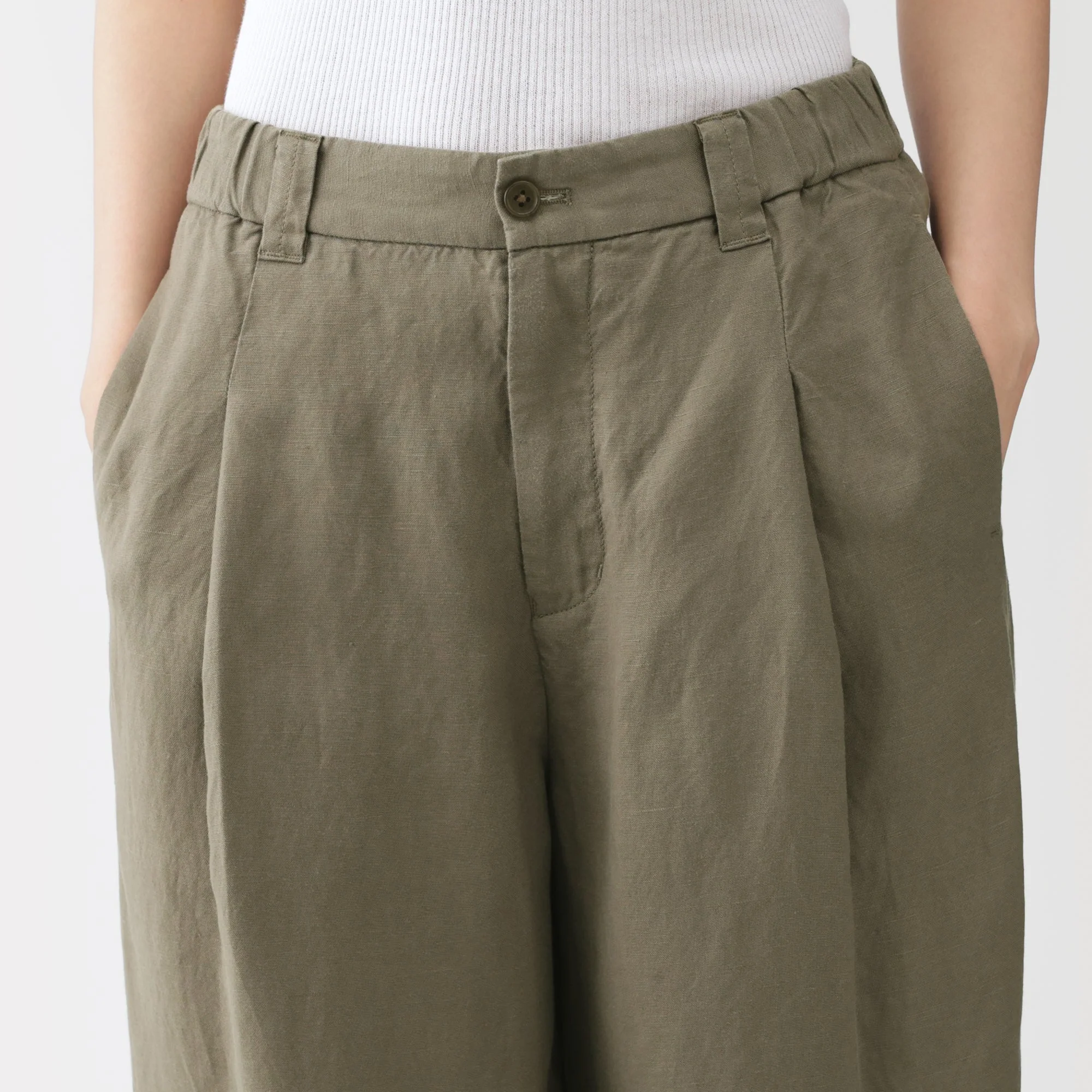 Labo Linen Lyocell Wide Pants - Image 7
