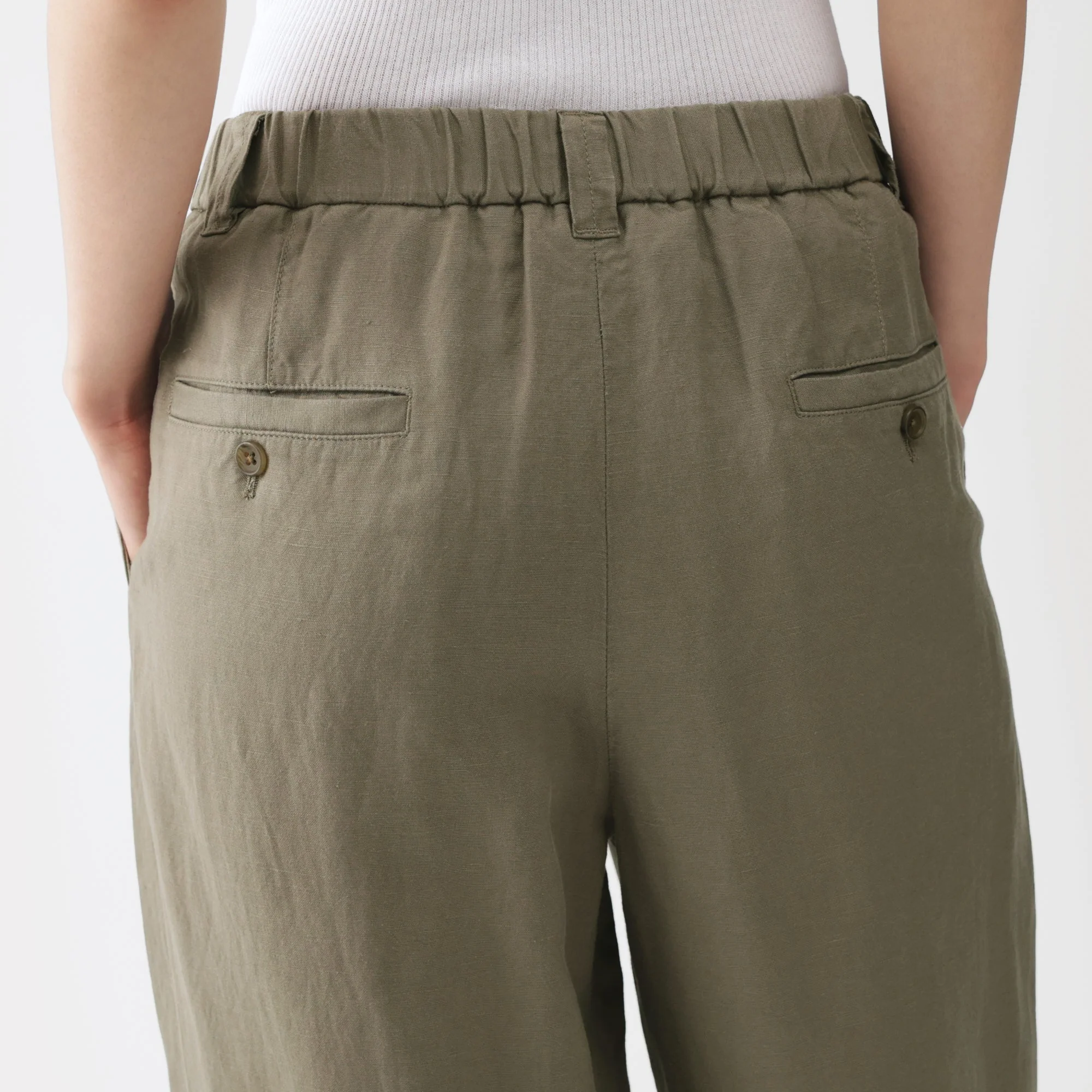 Labo Linen Lyocell Wide Pants - Image 8