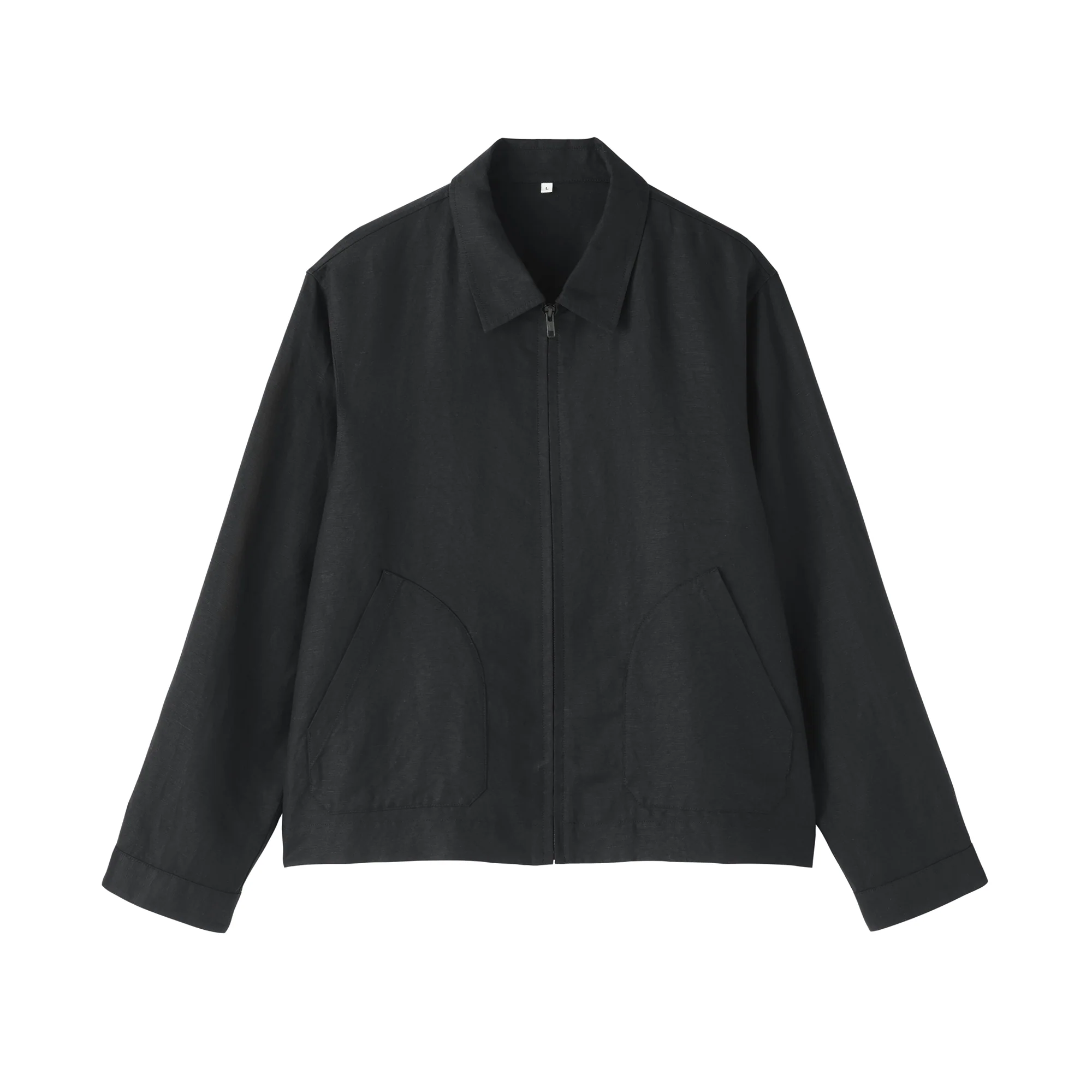 Labo Linen Lyocell Zip-Up Shirt - Image 12