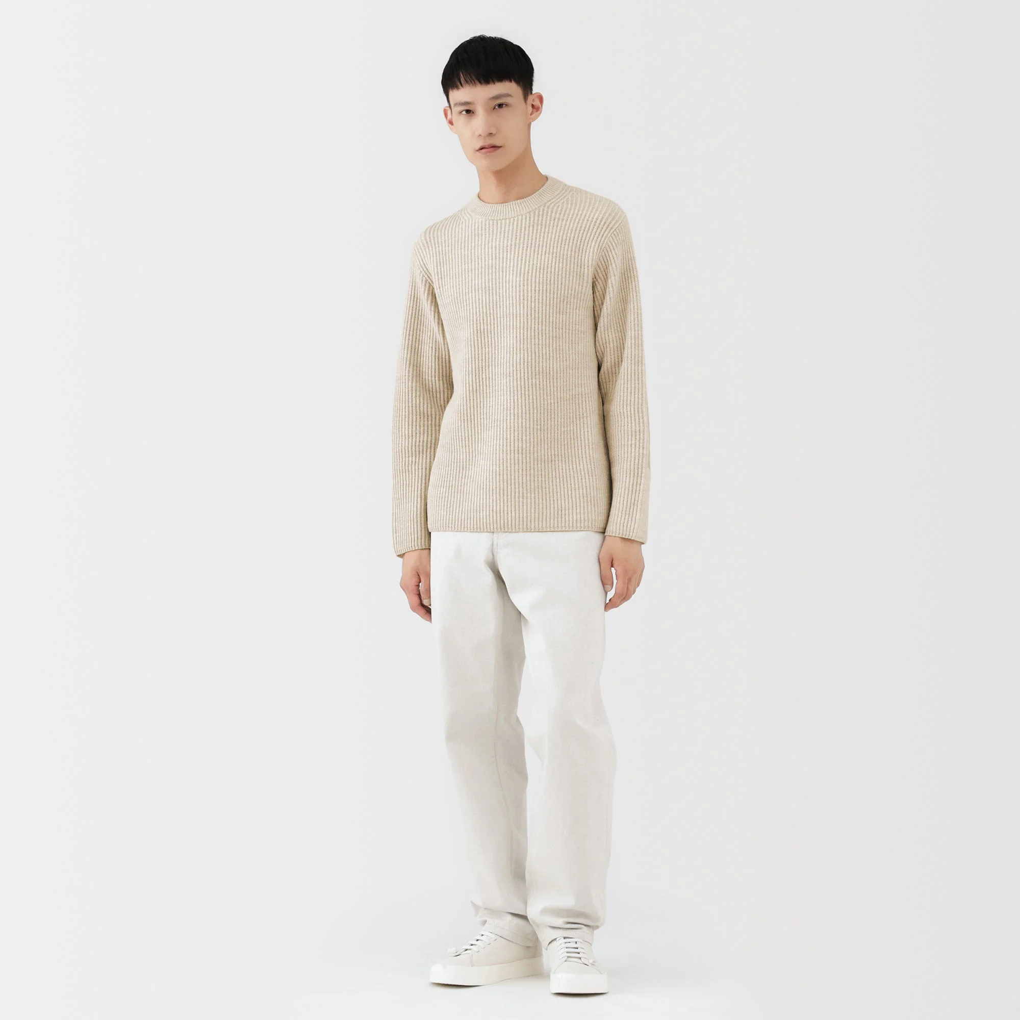 Labo Merino Wool Elbow Patch Sweater - Image 19