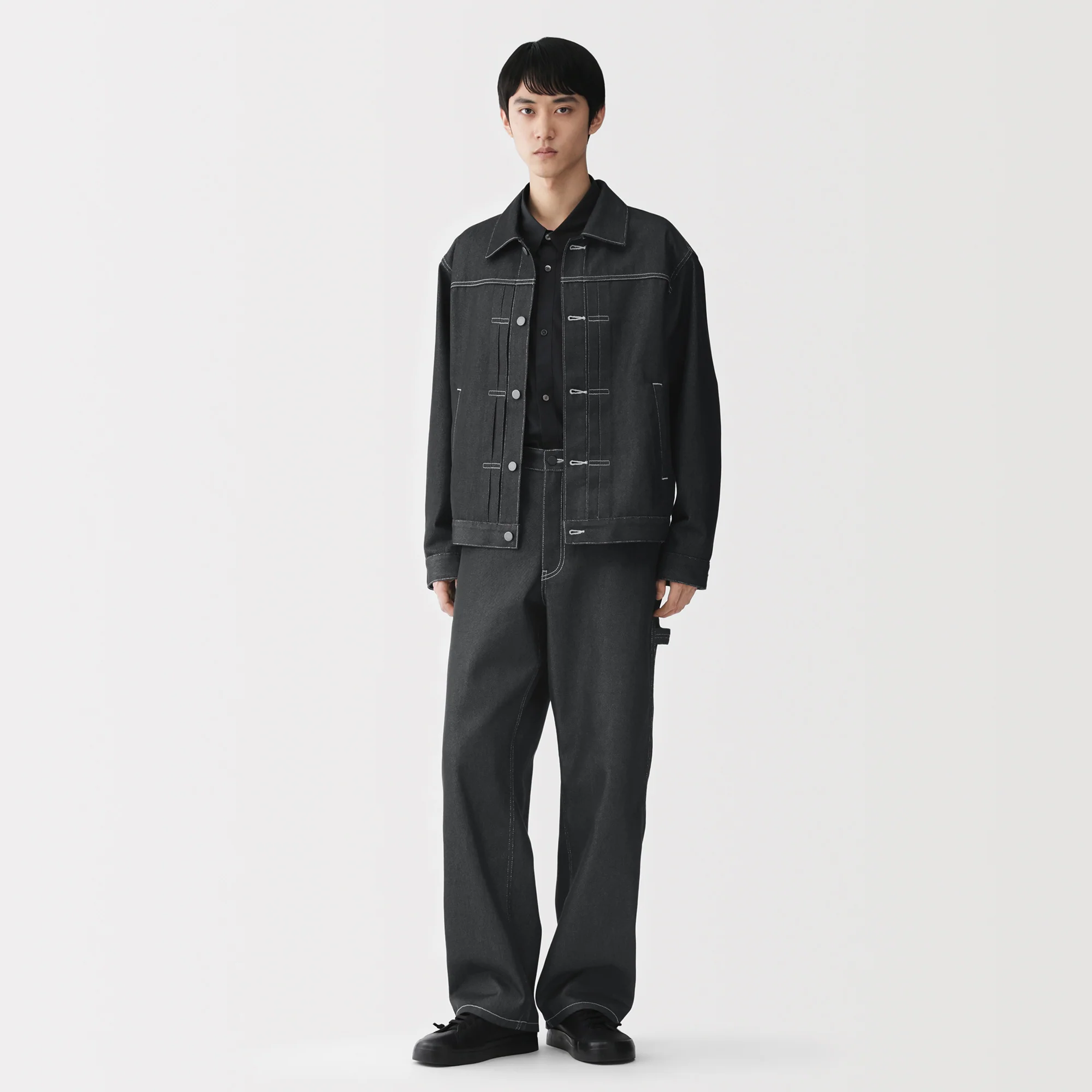 Labo Polyester Denim Work Pants - Image 3
