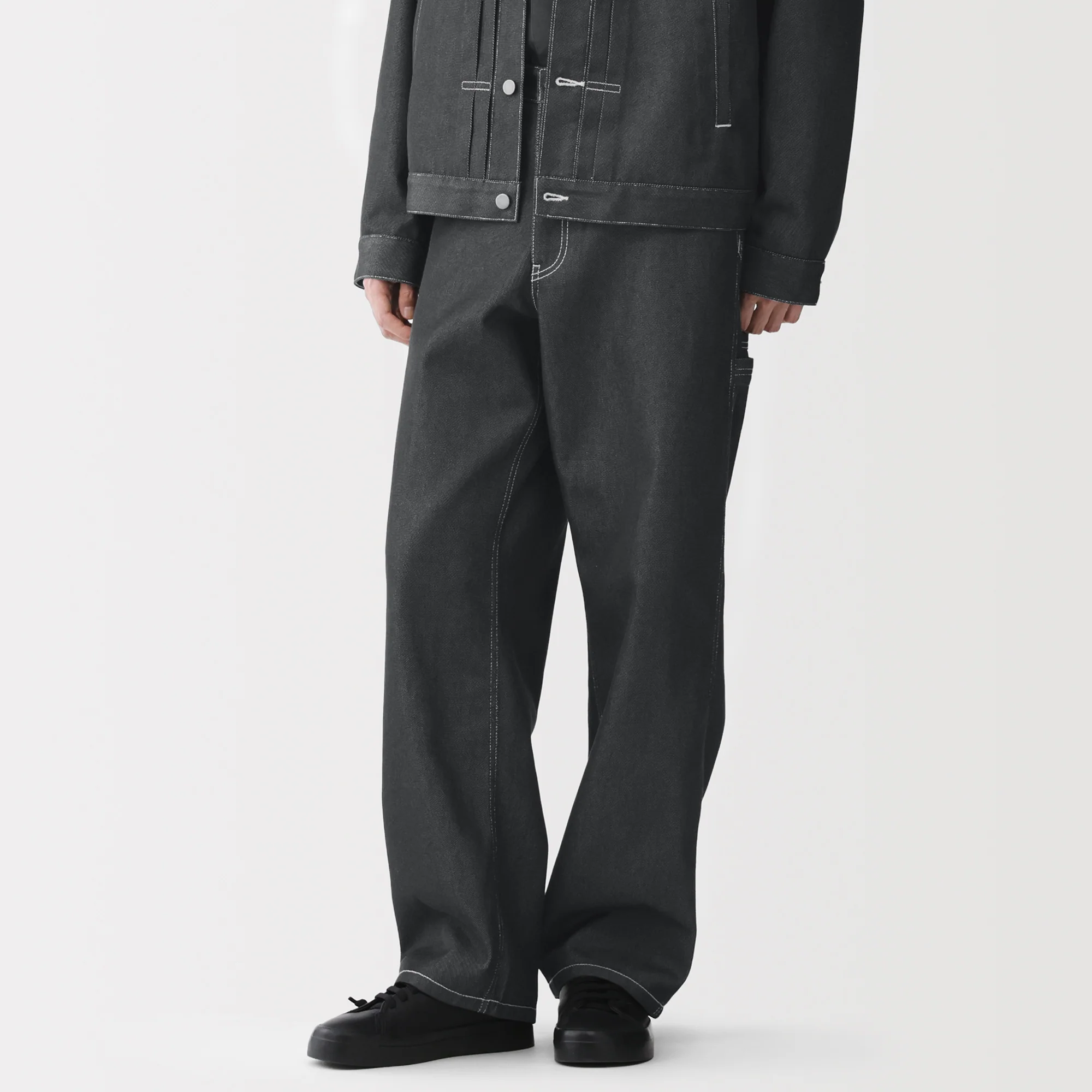 Labo Polyester Denim Work Pants - Image 4