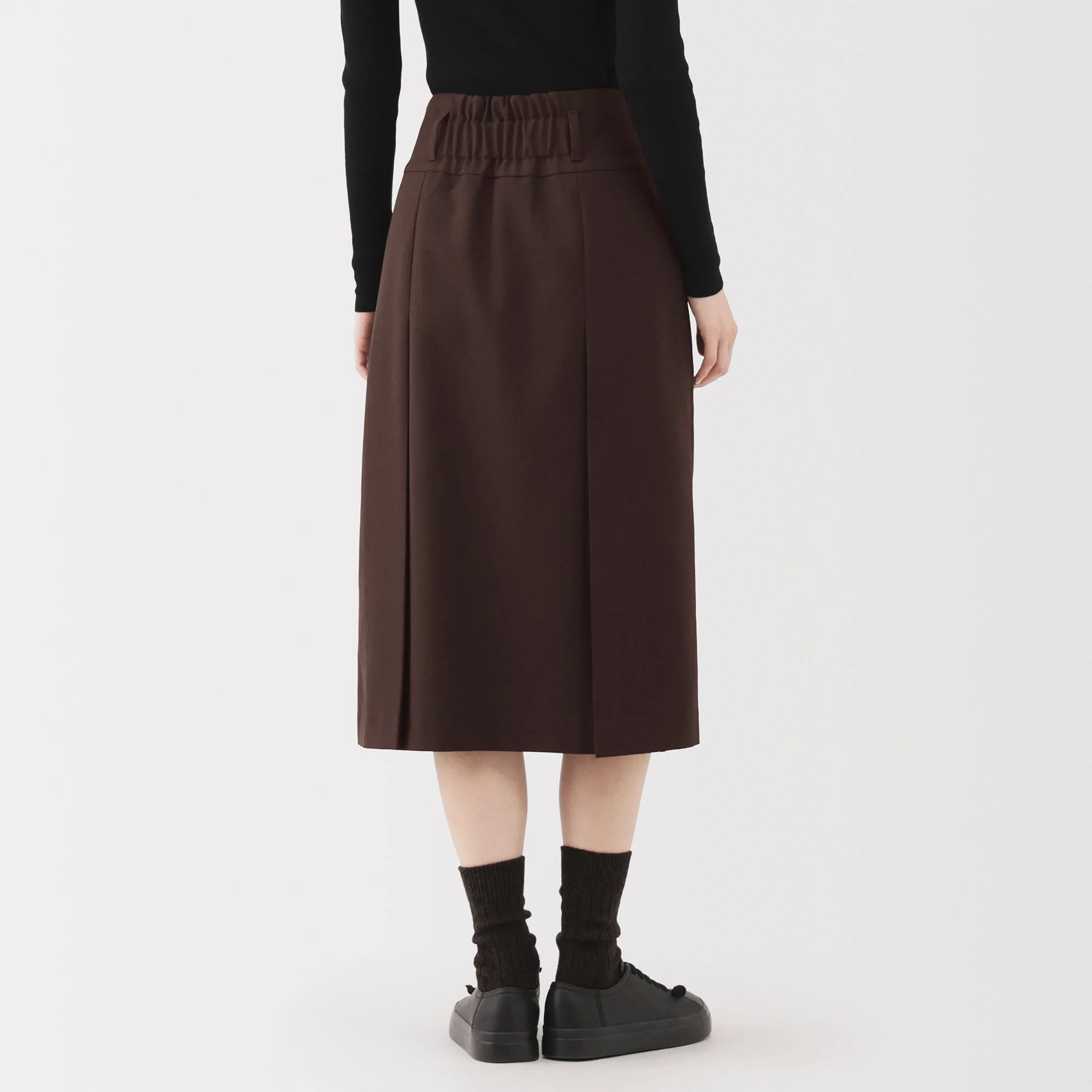Labo Polyester Twill Tuck Skirt - Image 15