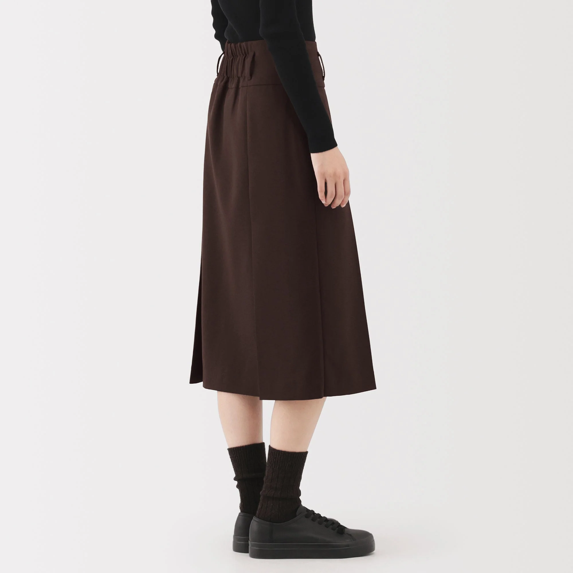 Labo Polyester Twill Tuck Skirt - Image 5