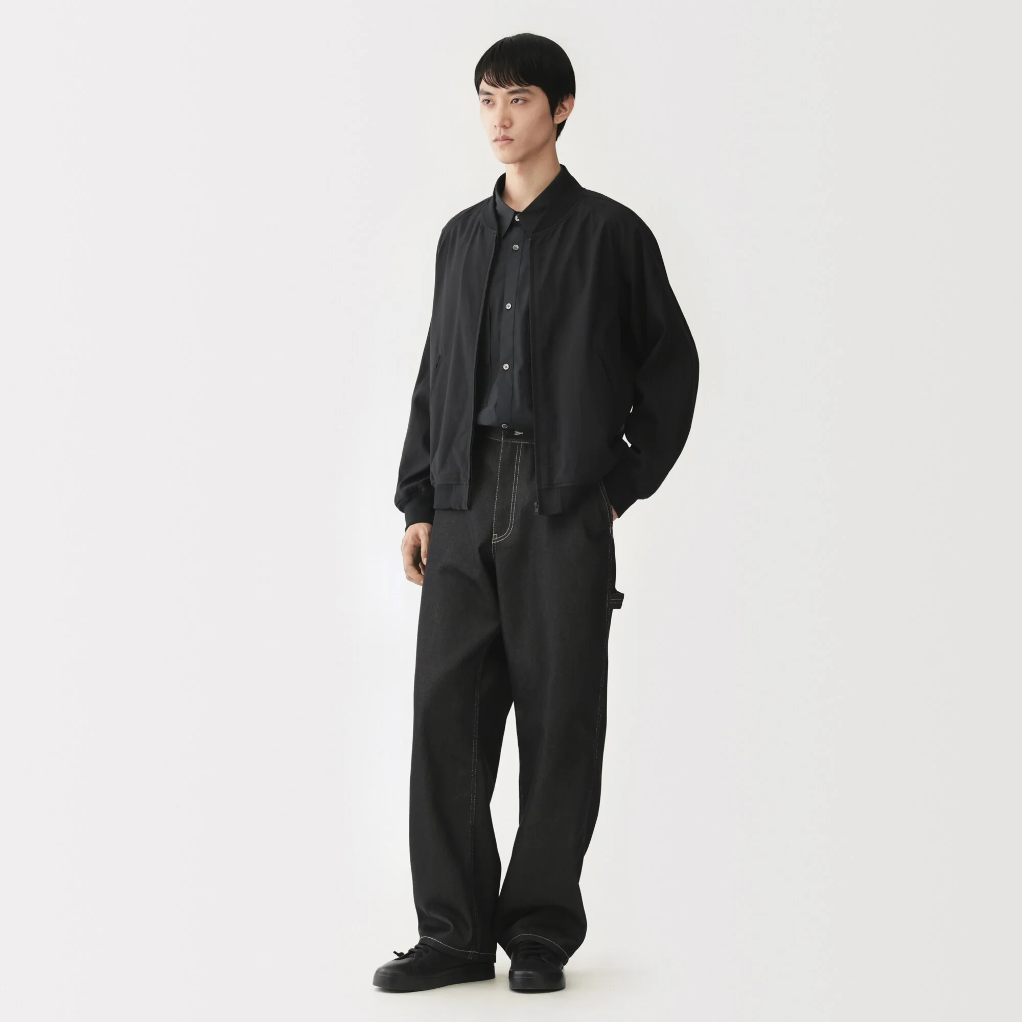 Labo Rayon Cotton Short Blouson - Image 13
