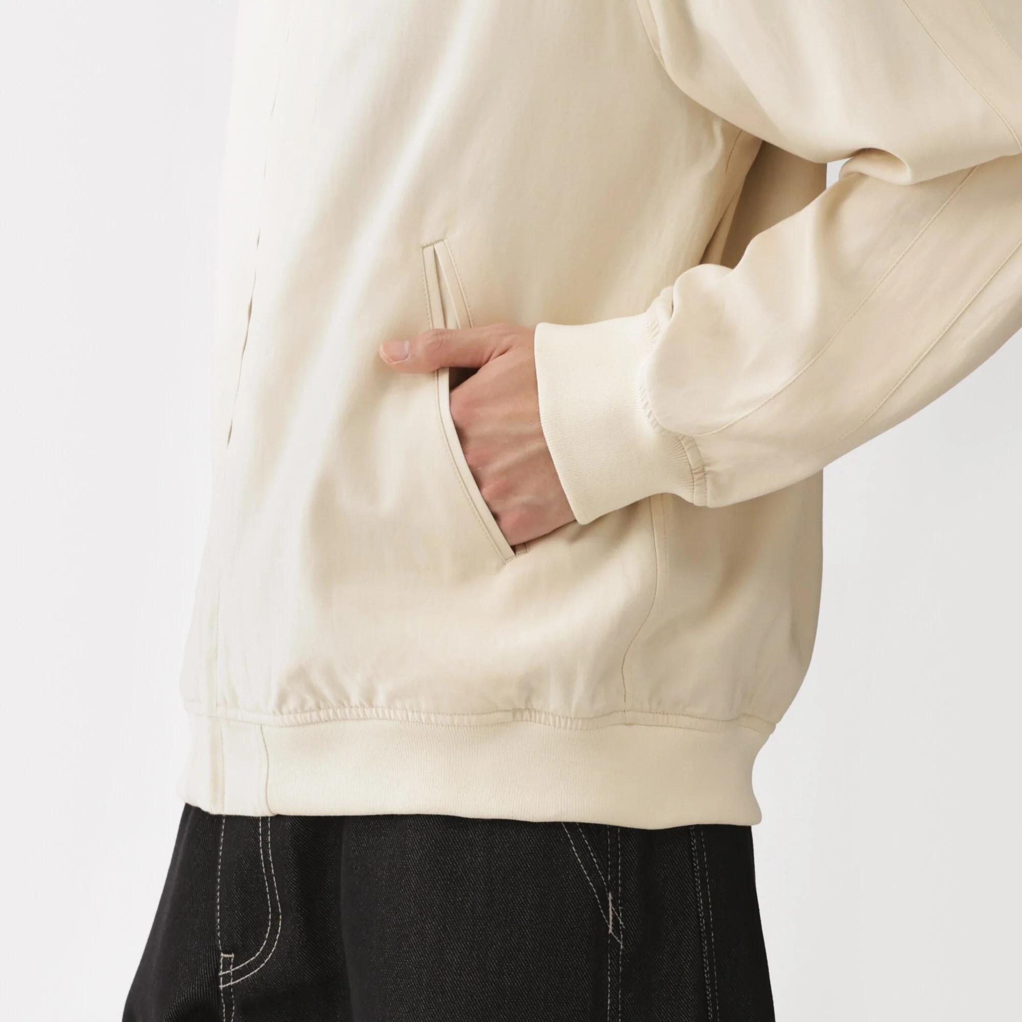 Labo Rayon Cotton Short Blouson - Image 17