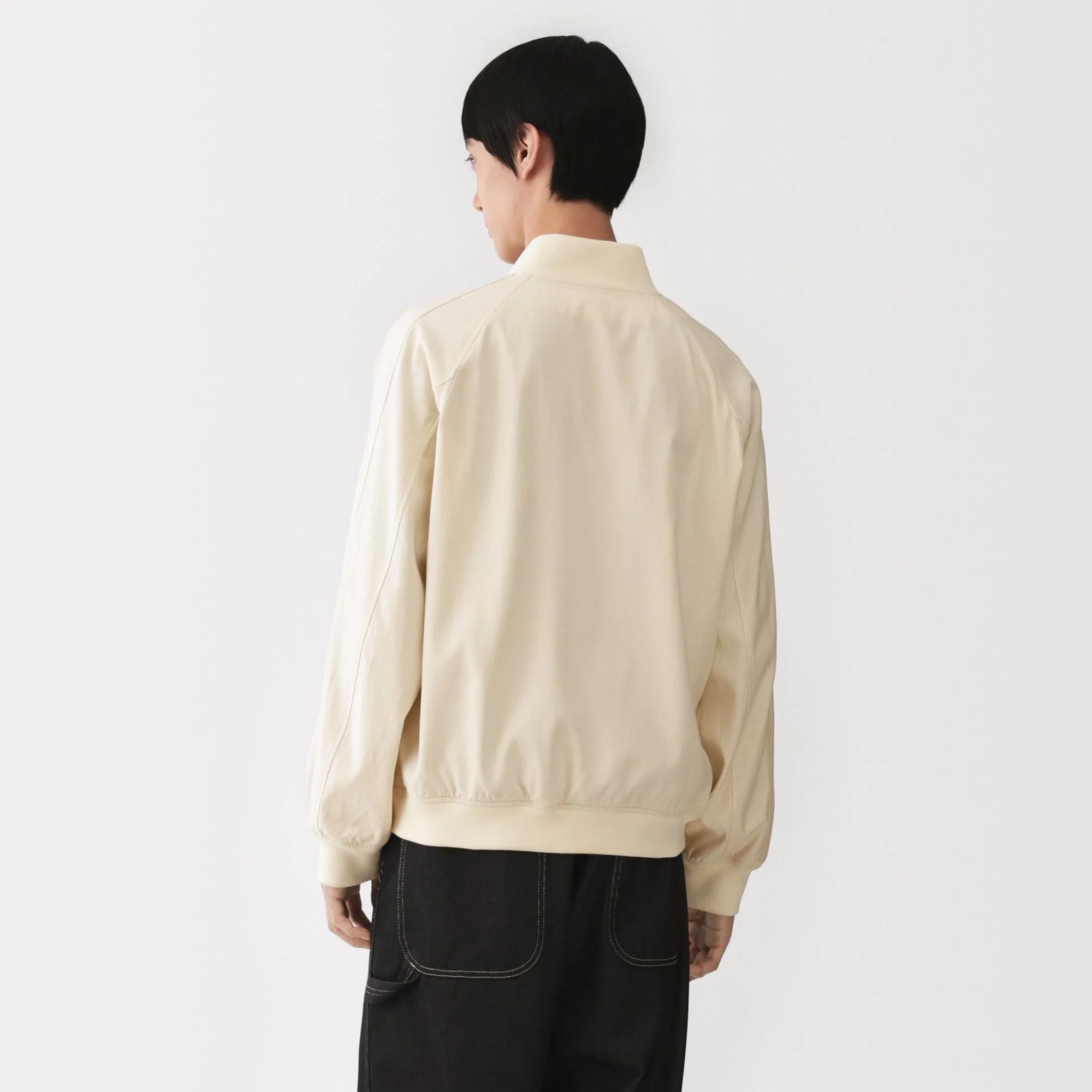 Labo Rayon Cotton Short Blouson - Image 6