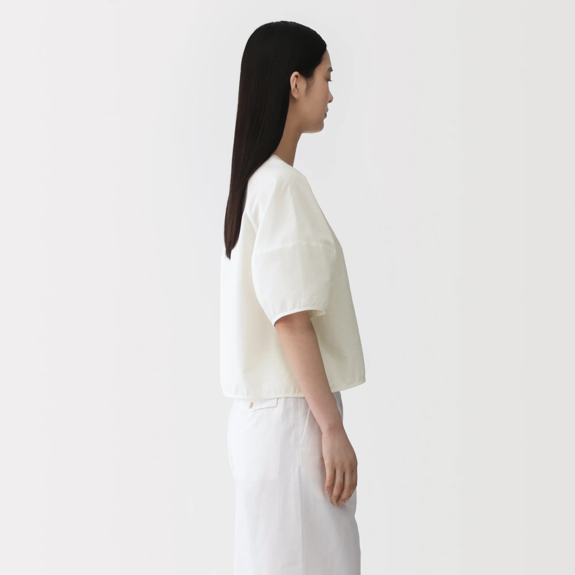 Labo Washi Blend Basket Weave Blouse - Image 21