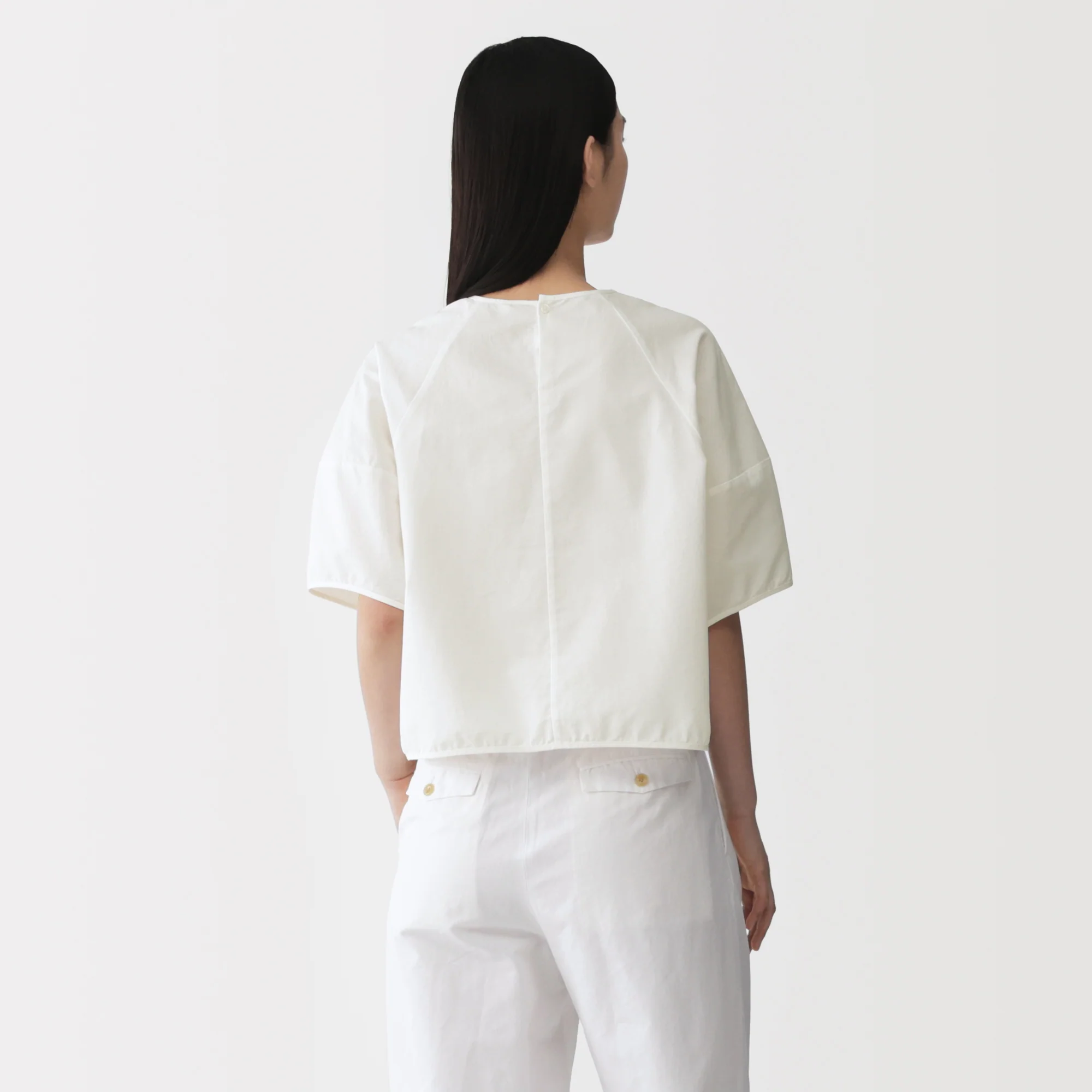 Labo Washi Blend Basket Weave Blouse - Image 22