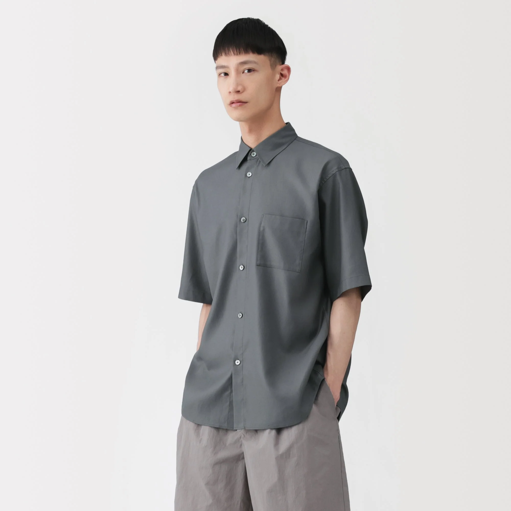 Labo Washi Blend Dobby Weave Shirt - Image 3
