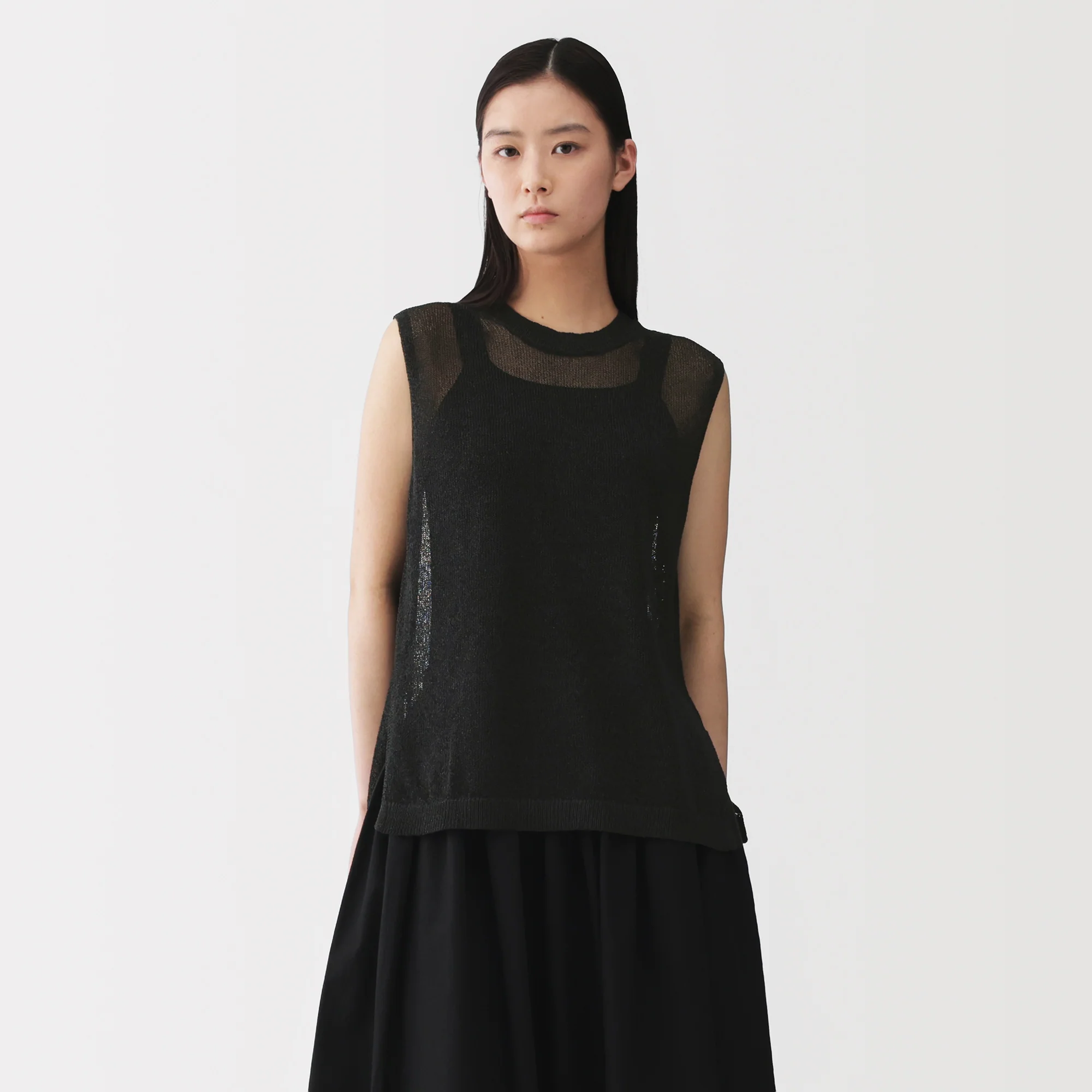 Labo Washi Blend Sleeveless Sweater - Image 21