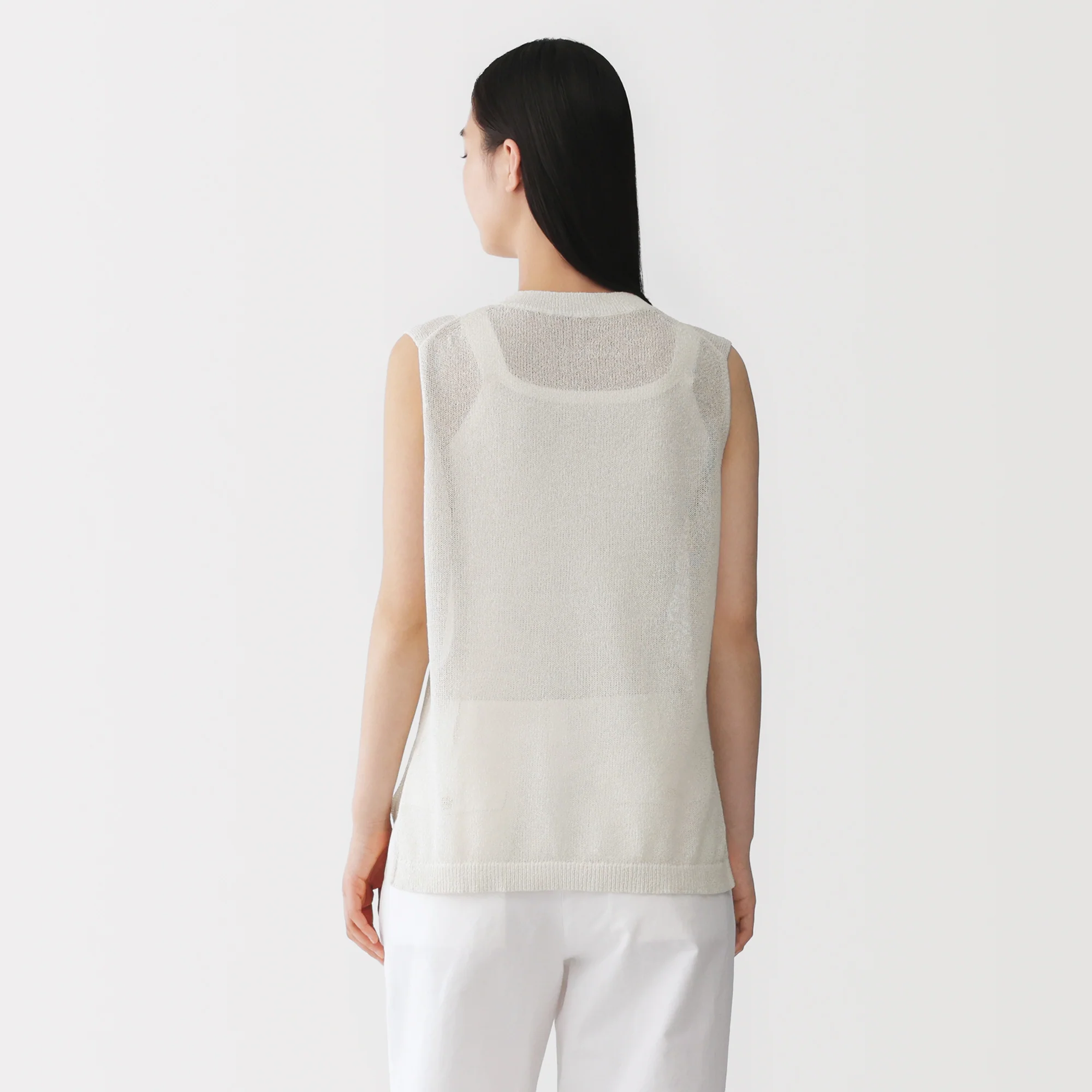 Labo Washi Blend Sleeveless Sweater - Image 24