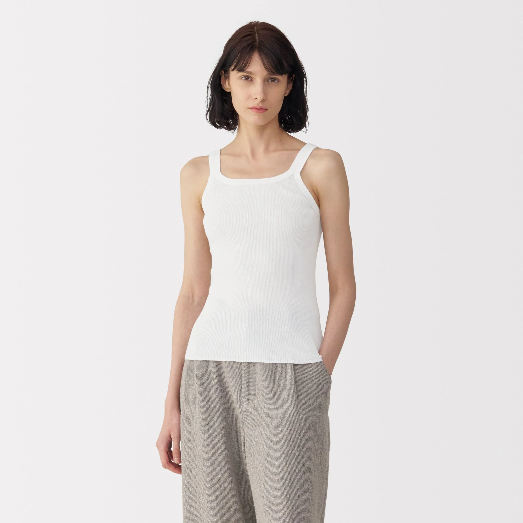 Labo Women's High Twist Cotton Knit Tank Top - Image 4