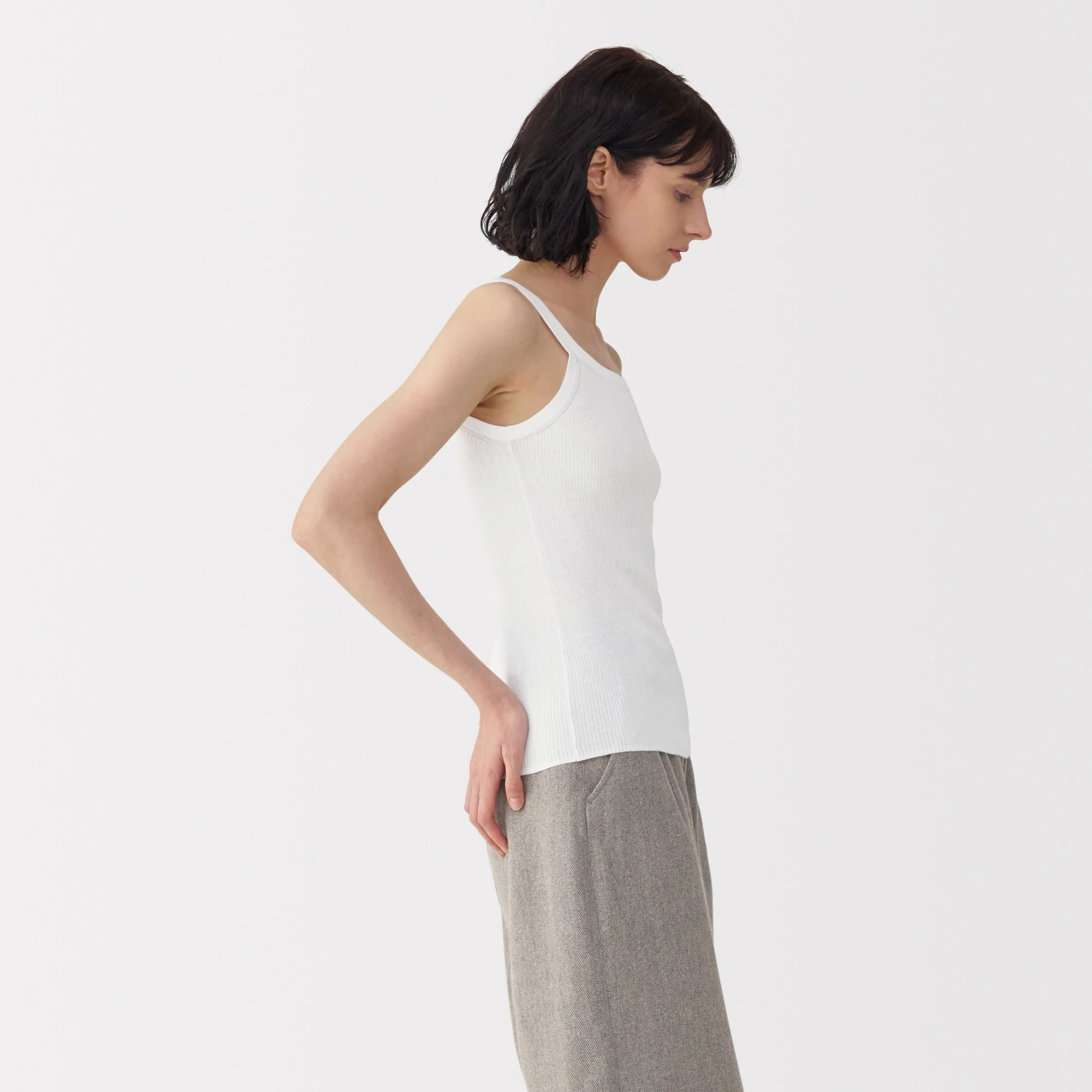Labo Women's High Twist Cotton Knit Tank Top - Image 5