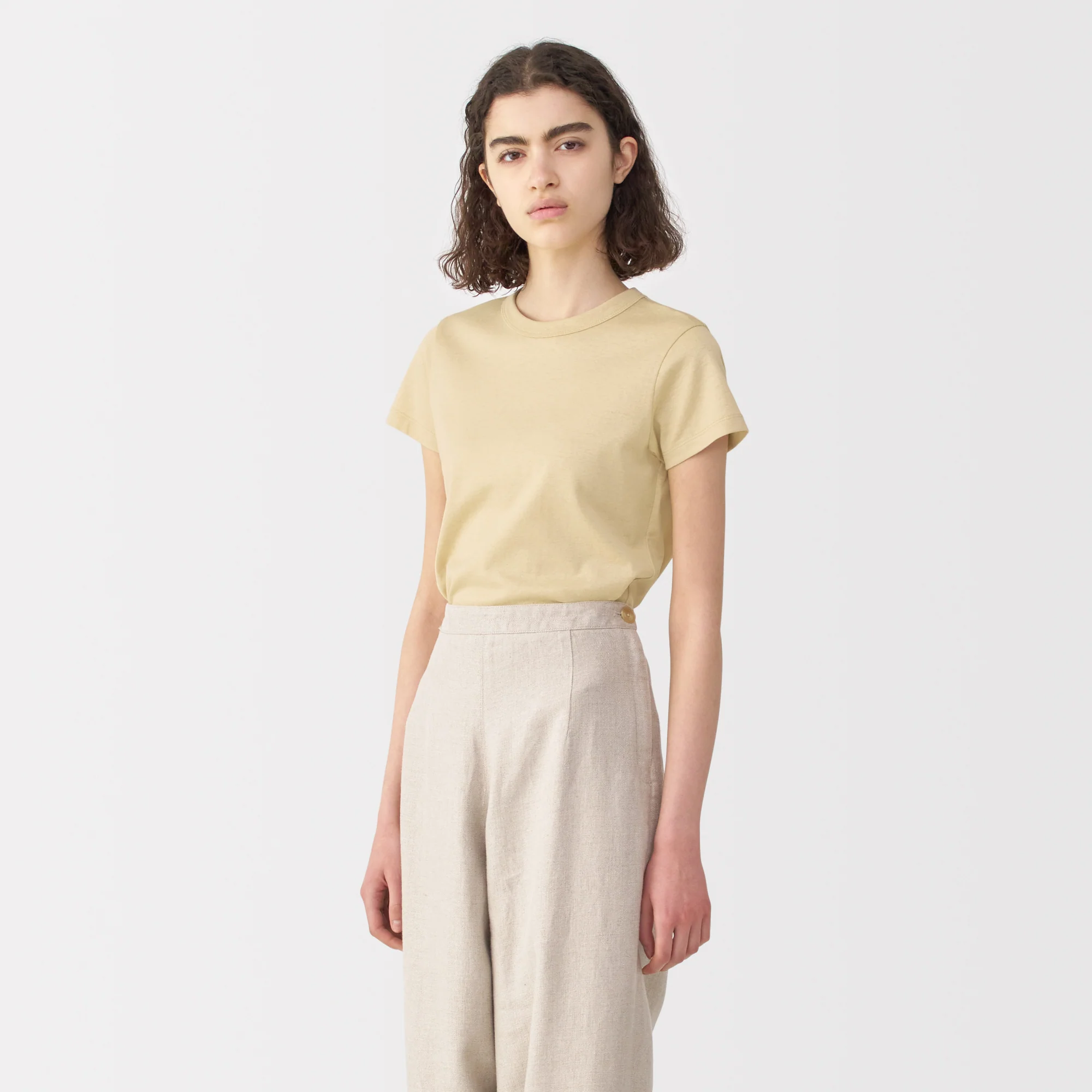 Labo Women's Linen Blend Short Sleeve T-Shirt - Image 4