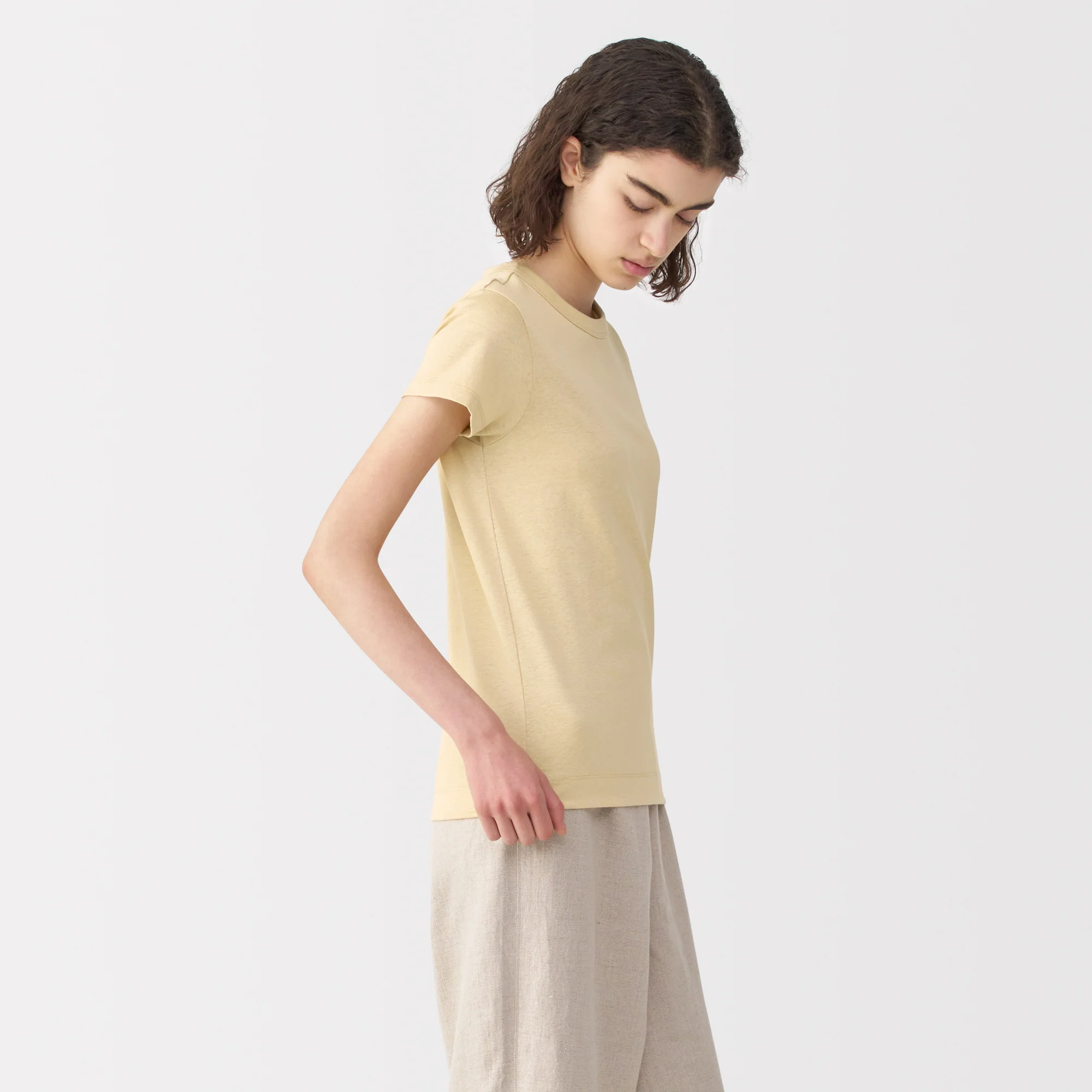 Labo Women's Linen Blend Short Sleeve T-Shirt - Image 5