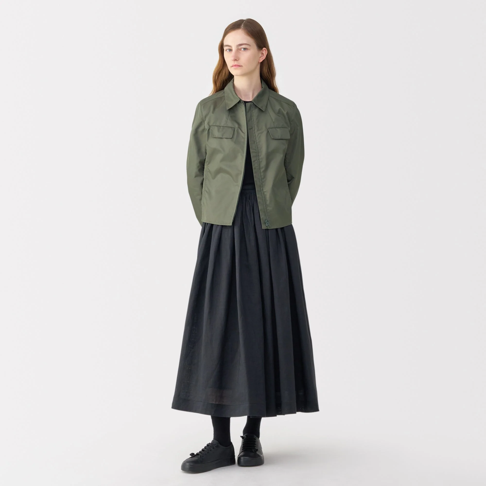Labo Women's Nylon Twill Zip Jacket