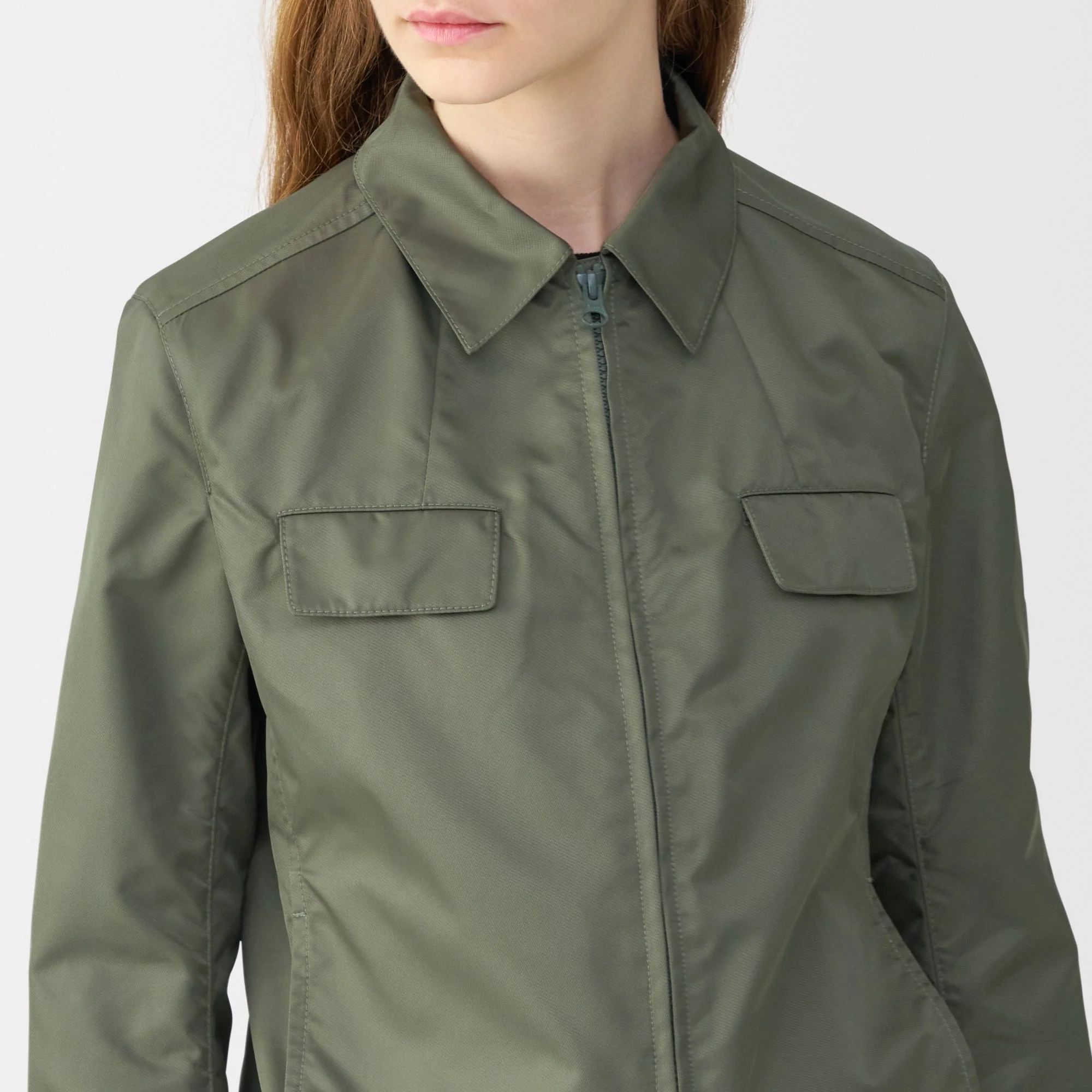 Labo Women's Nylon Twill Zip Jacket - Image 7