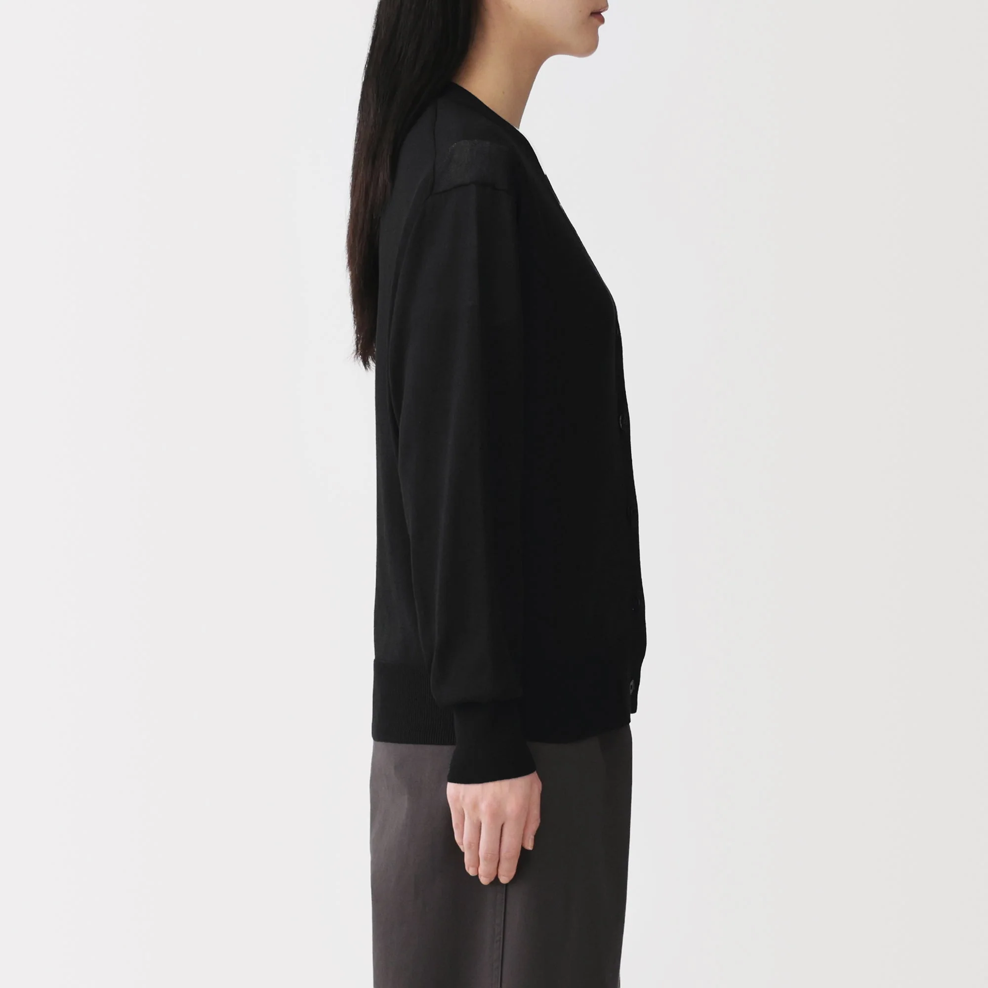 Light Knit V-Neck Cardigan - Image 13
