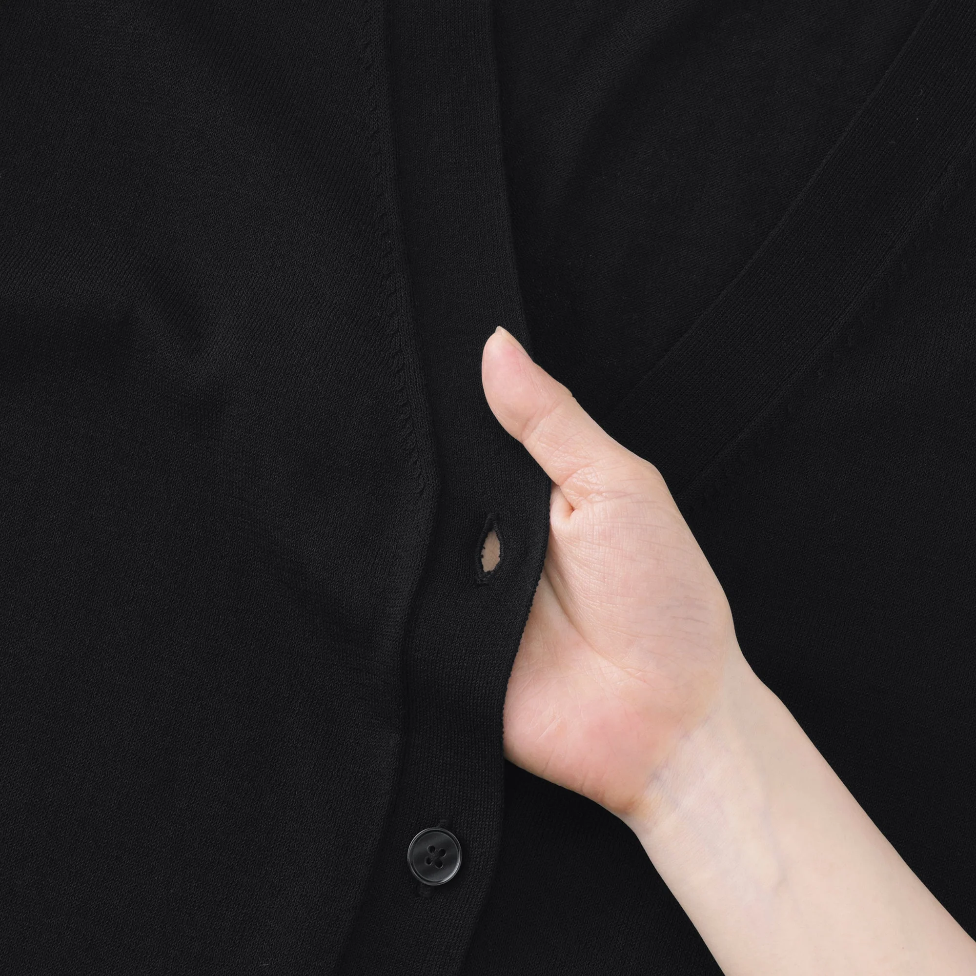 Light Knit V-Neck Cardigan - Image 33