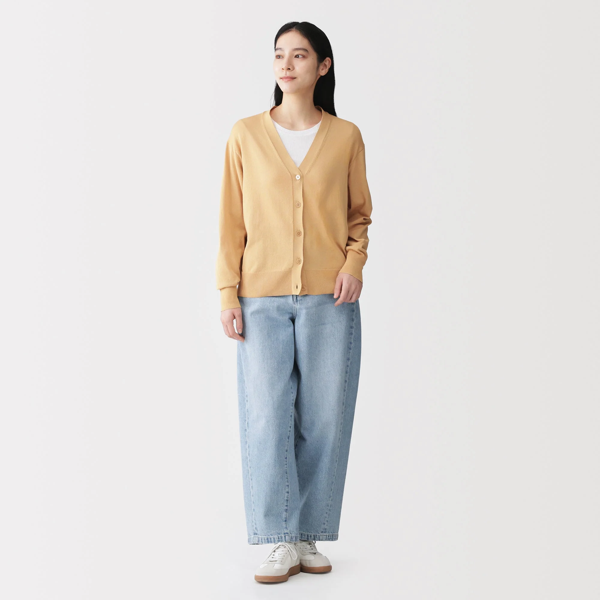 Light Knit V-Neck Cardigan - Image 36